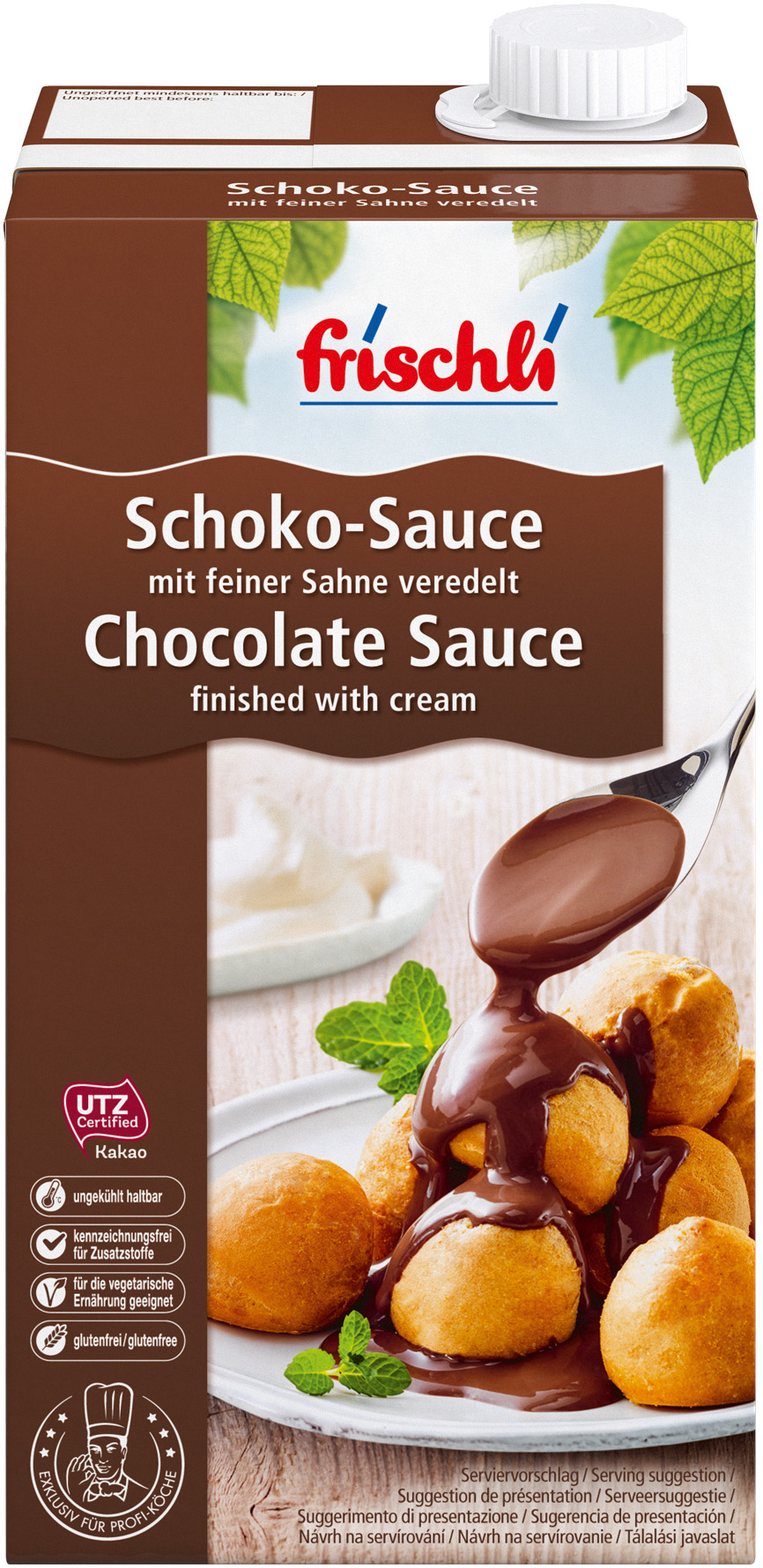 Schoko-Sauce aus Sahne 1000ml
