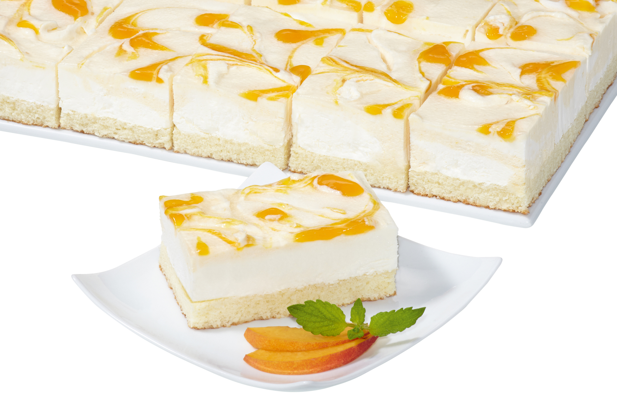 Joghurt-Pfirsich-Schnitte 1150g
