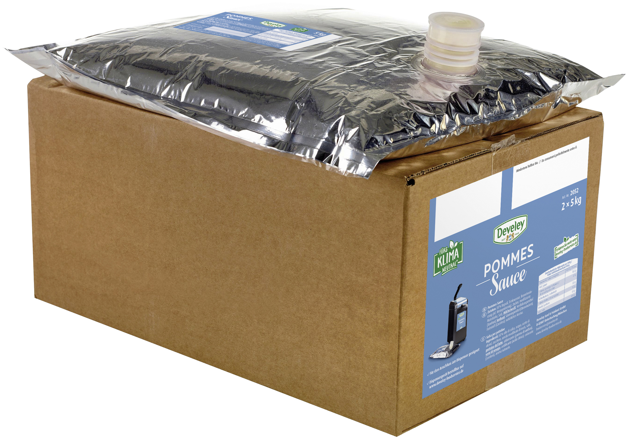 Pommes Sauce für Dispenser 5000g