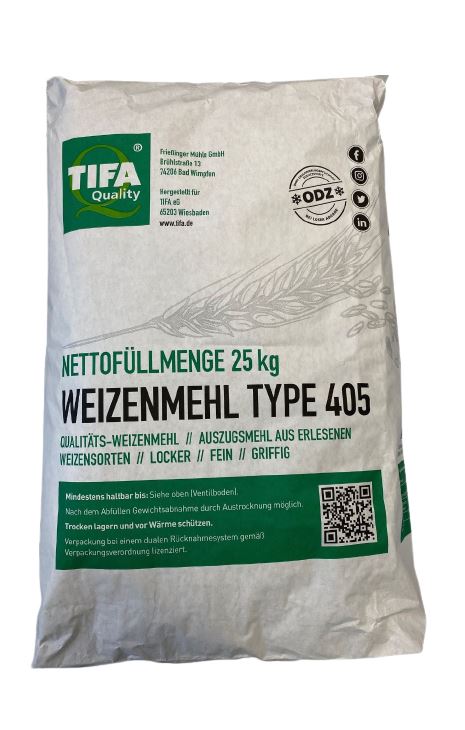 Weizenmehl Type 405 25kg