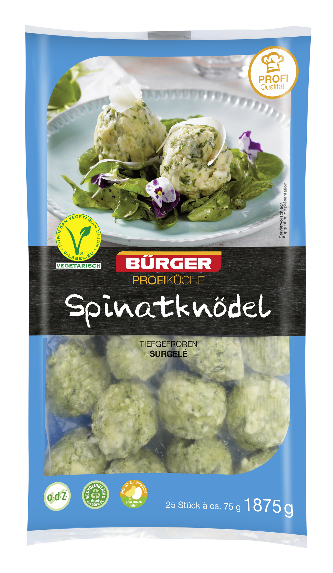 Spinatknödel 75g