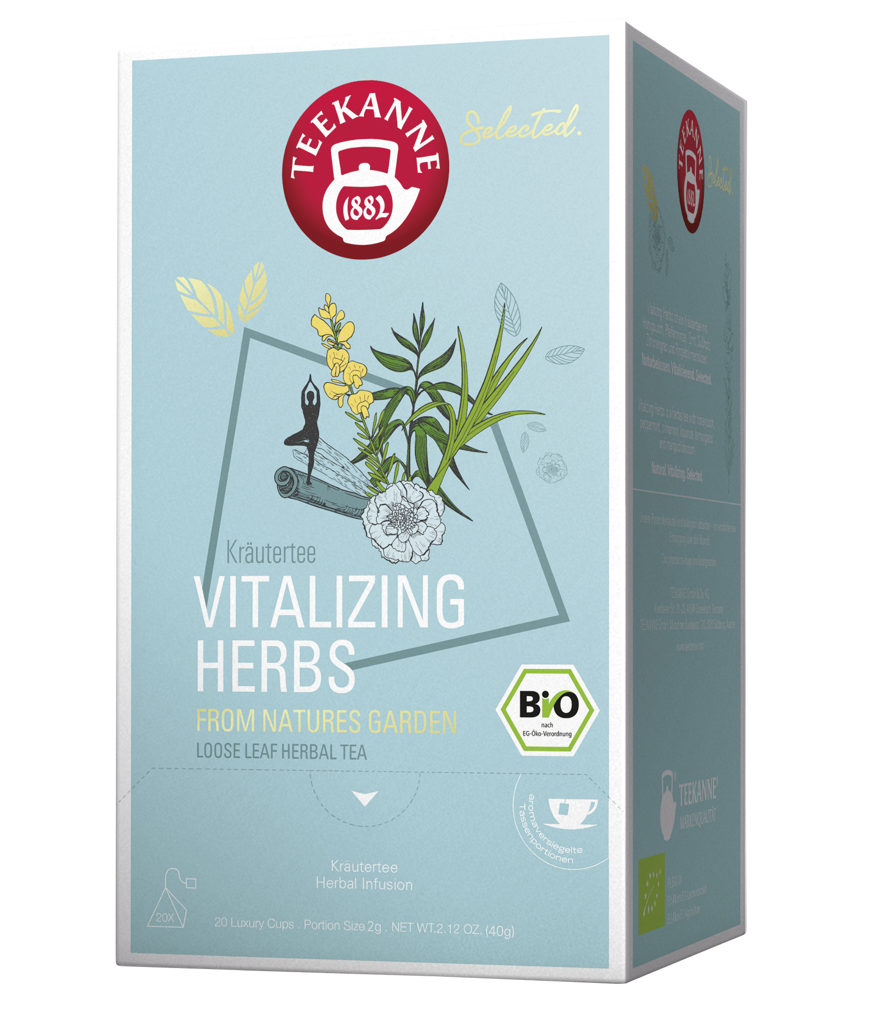 BIO Tee Luxury Cup Vitalizing Herbs 20er