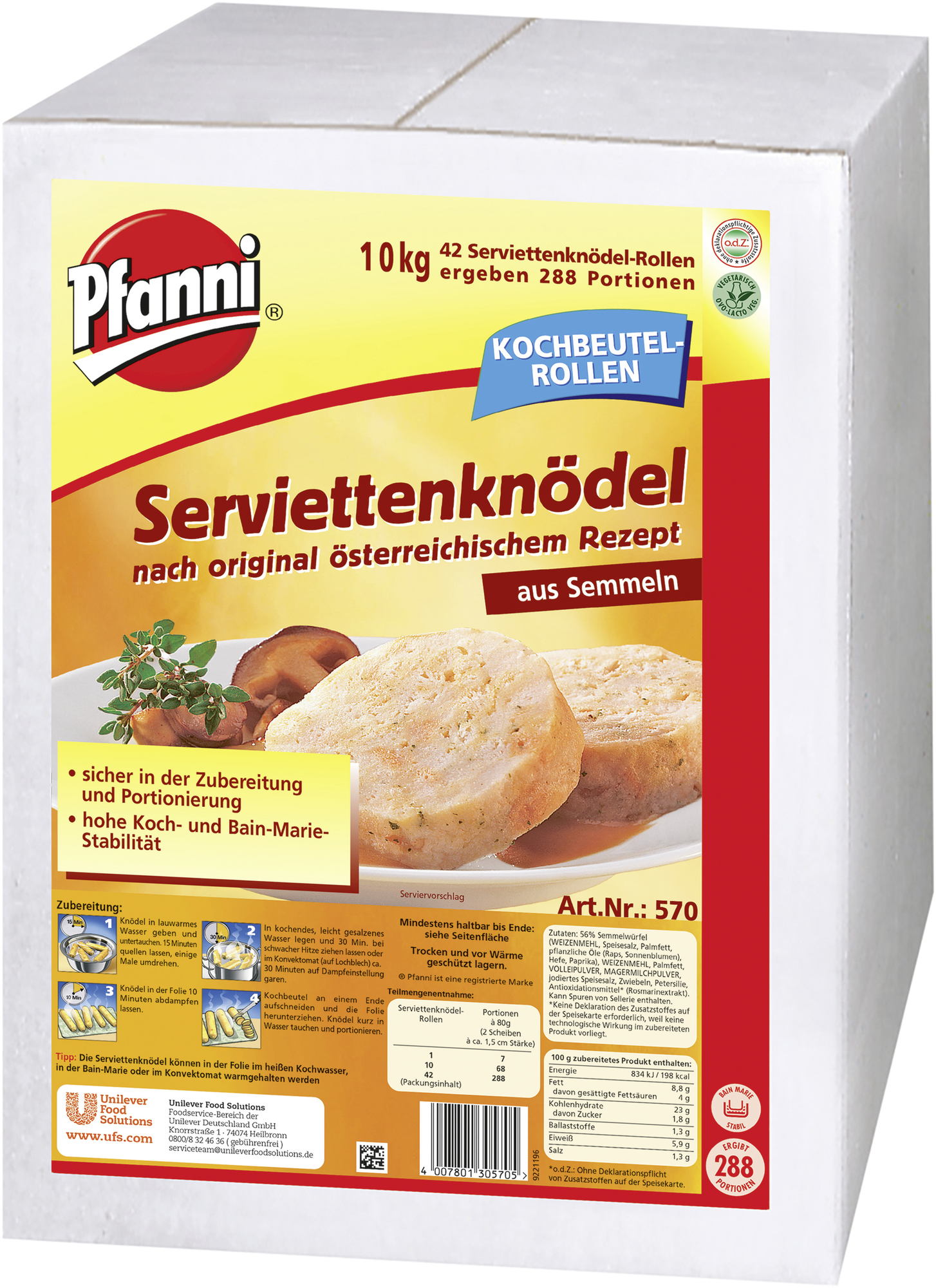 Serviettenknödel 10kg