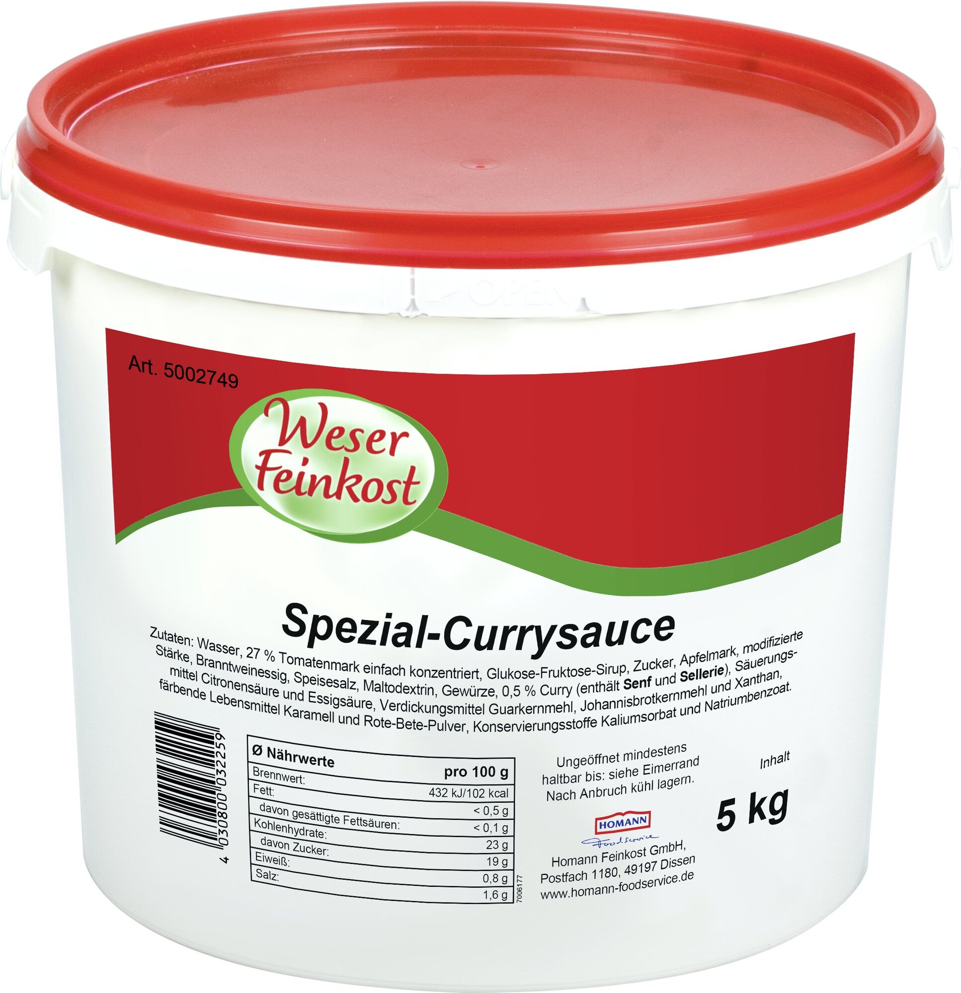 Spezial-Currysauce 5000g