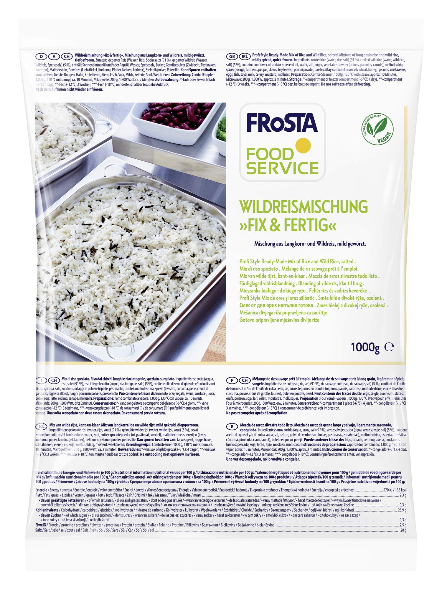 Wildreismischung fix und fertig 1000g