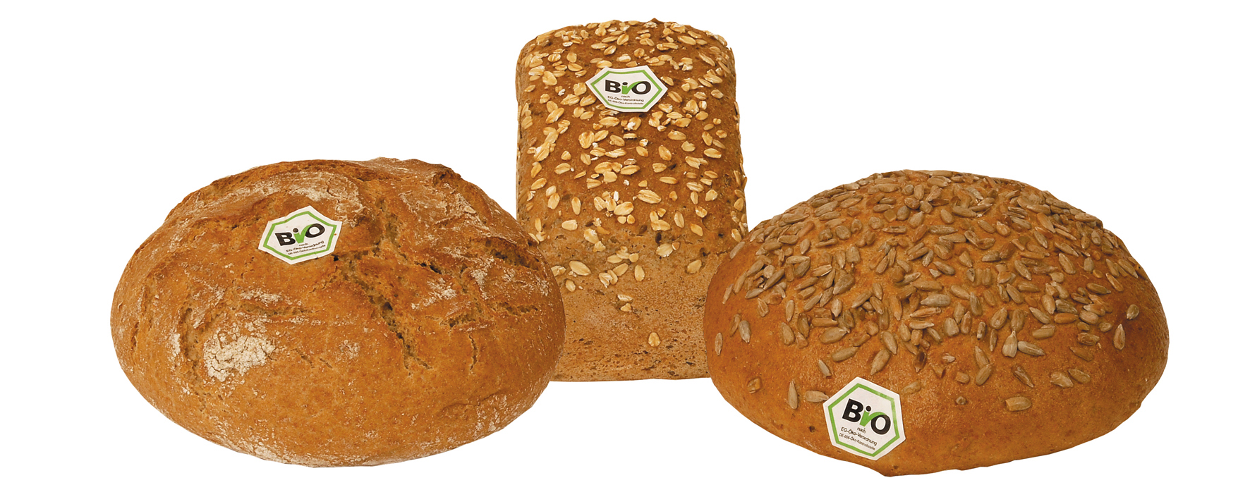 BIO Brotsortiment 3-fach sortiert á 500g