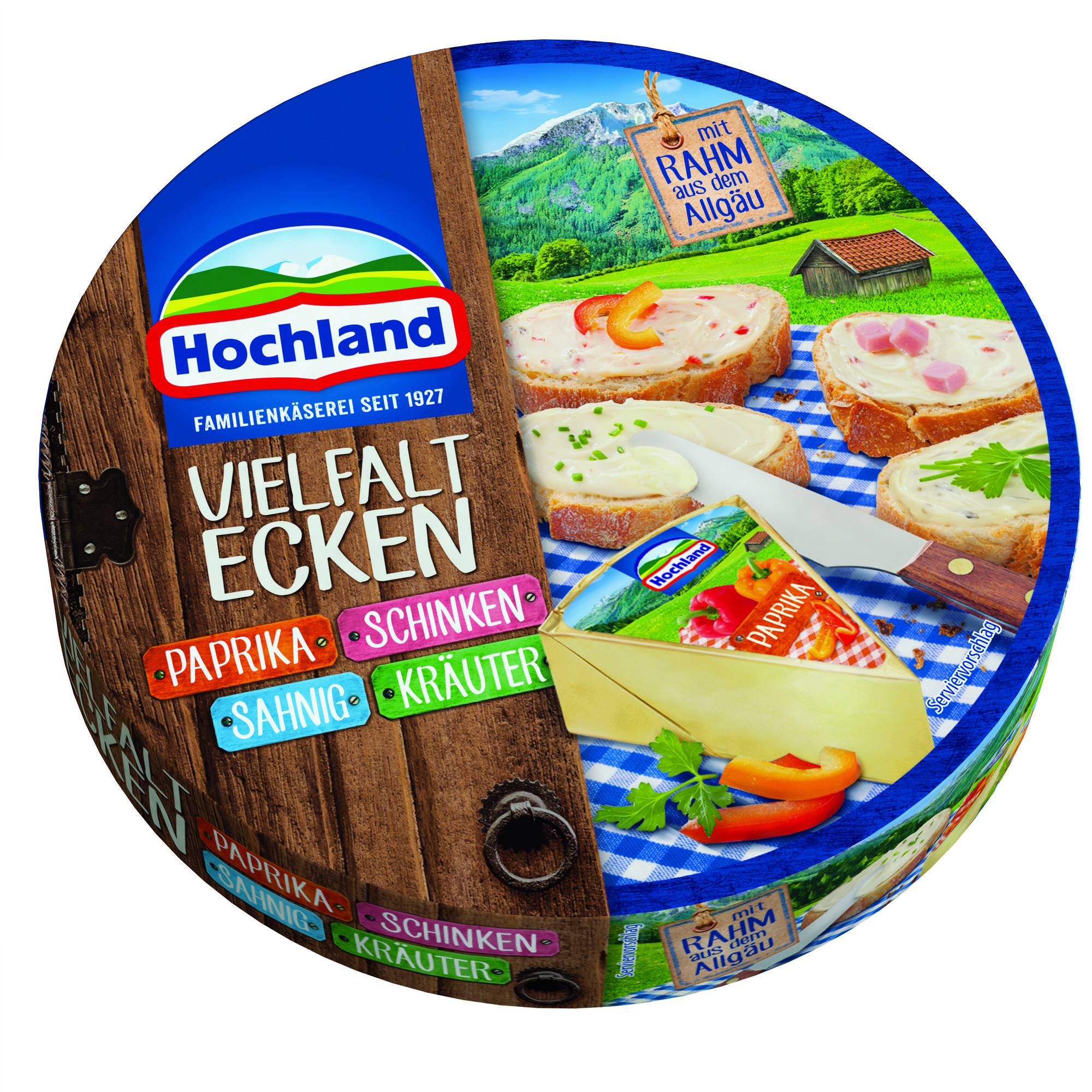Schmelzkäse Ecken Vielfalt 200g
