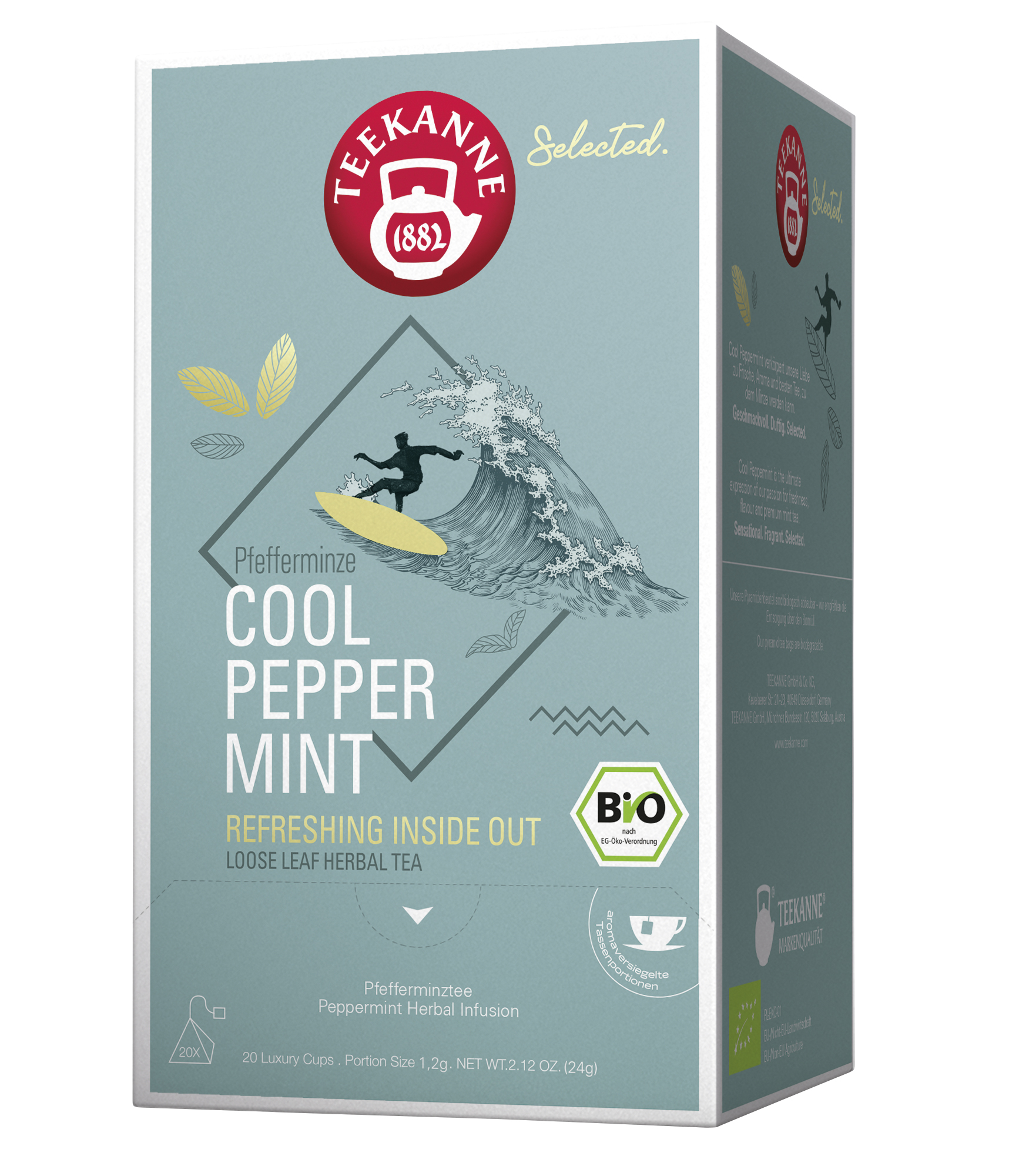 BIO Tee Luxury Cup Cool Peppermint 20er