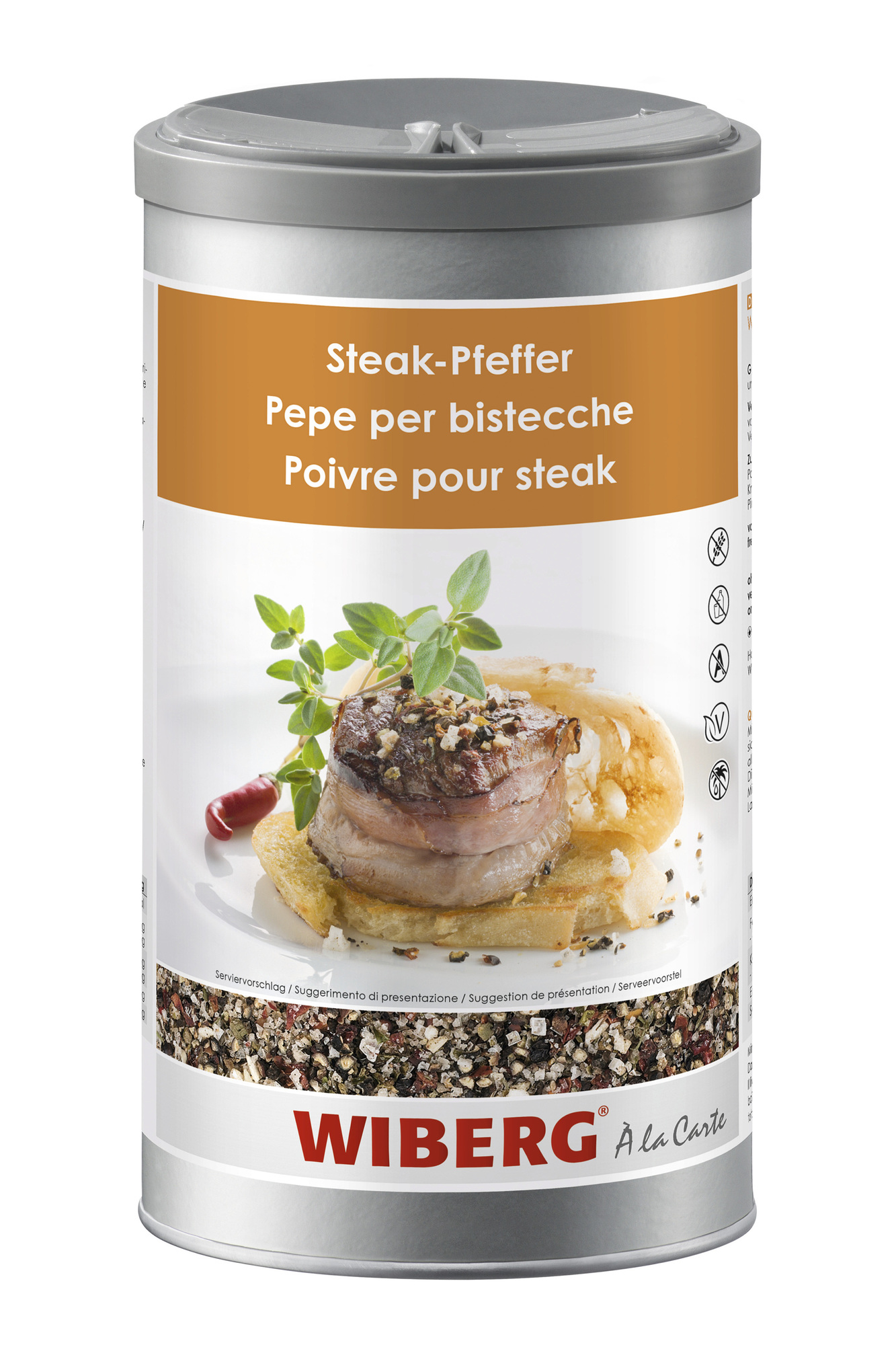 Steak-Pfeffer Würzmischung grob (650g ) 1200ml