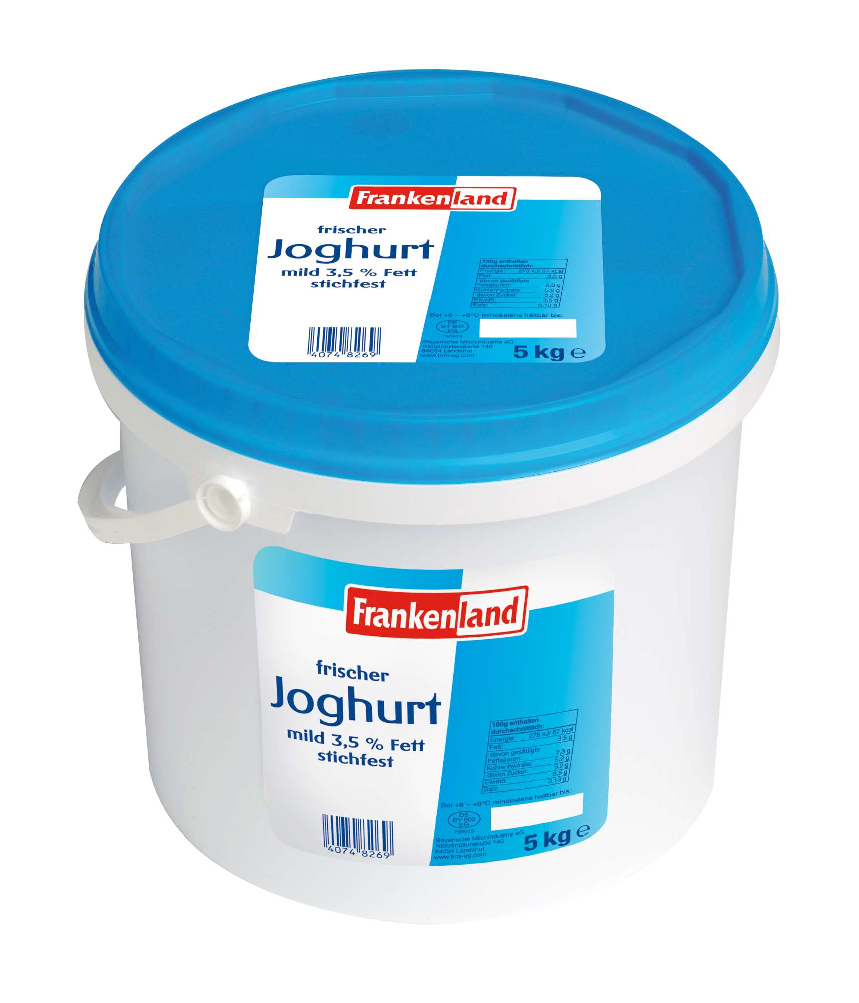 Vollmilch-Joghurt 3,5% Fett 5000g