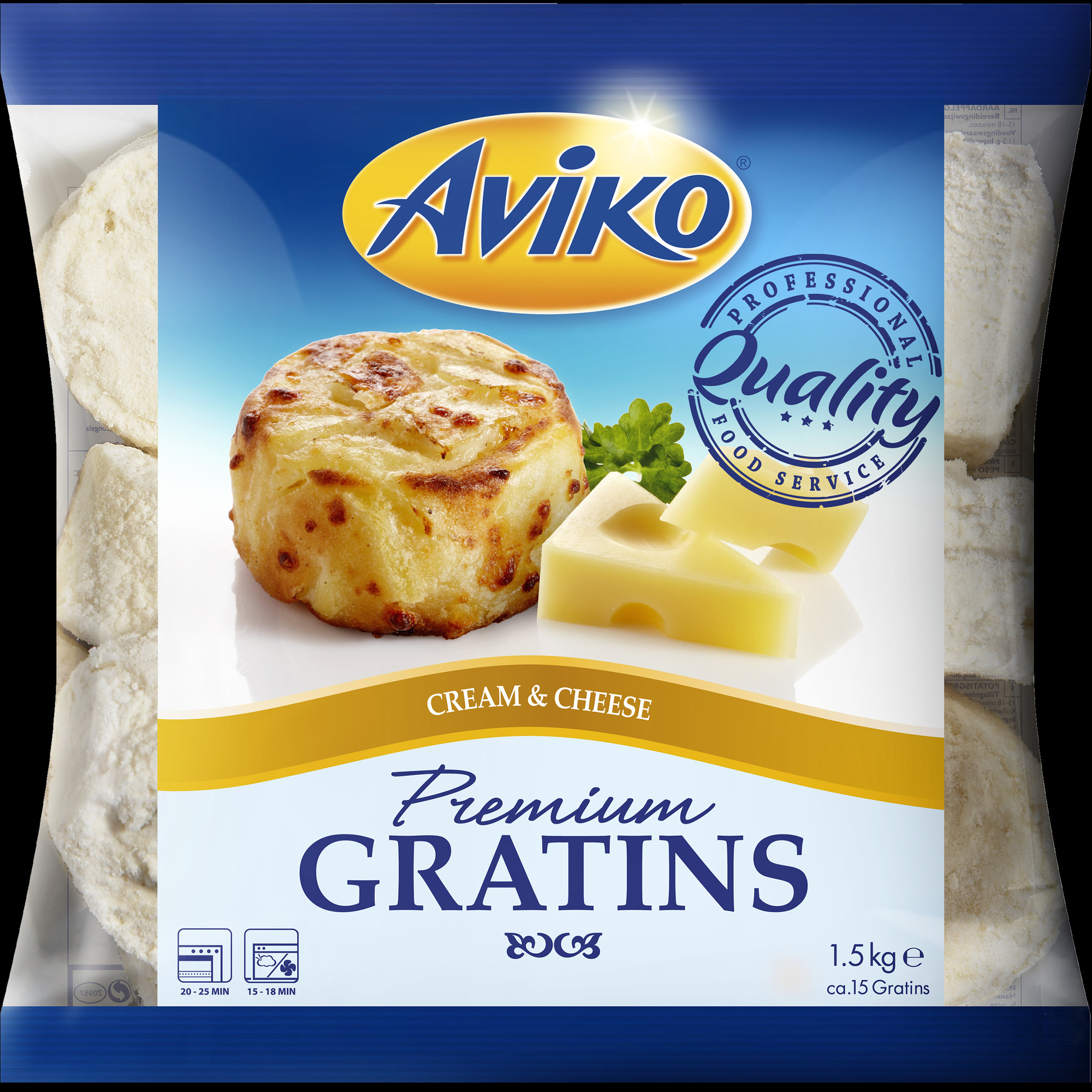 Gratins Cream & Cheese 1500g
