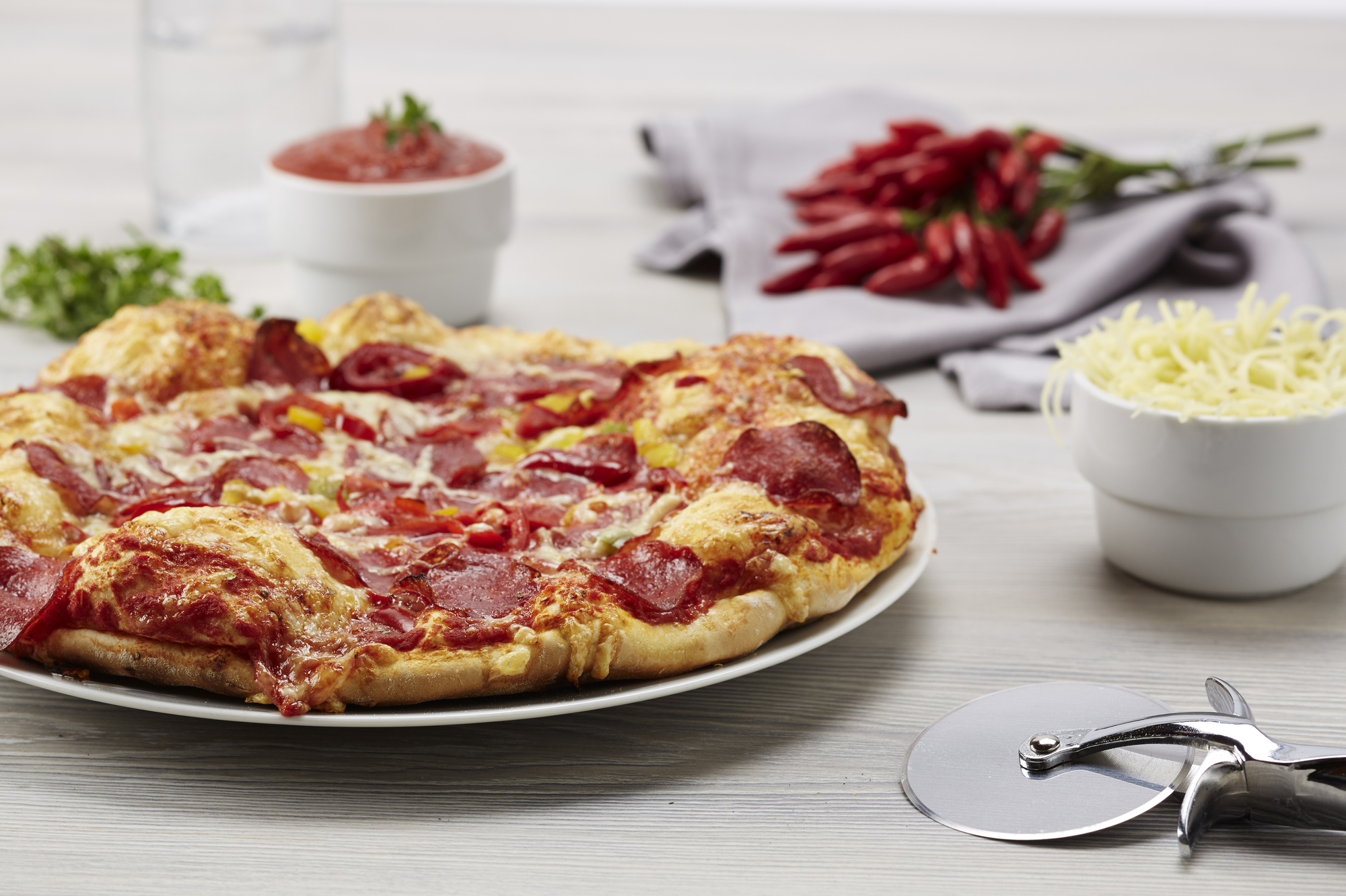 Frischteigpizza Diavolo XXL 580g