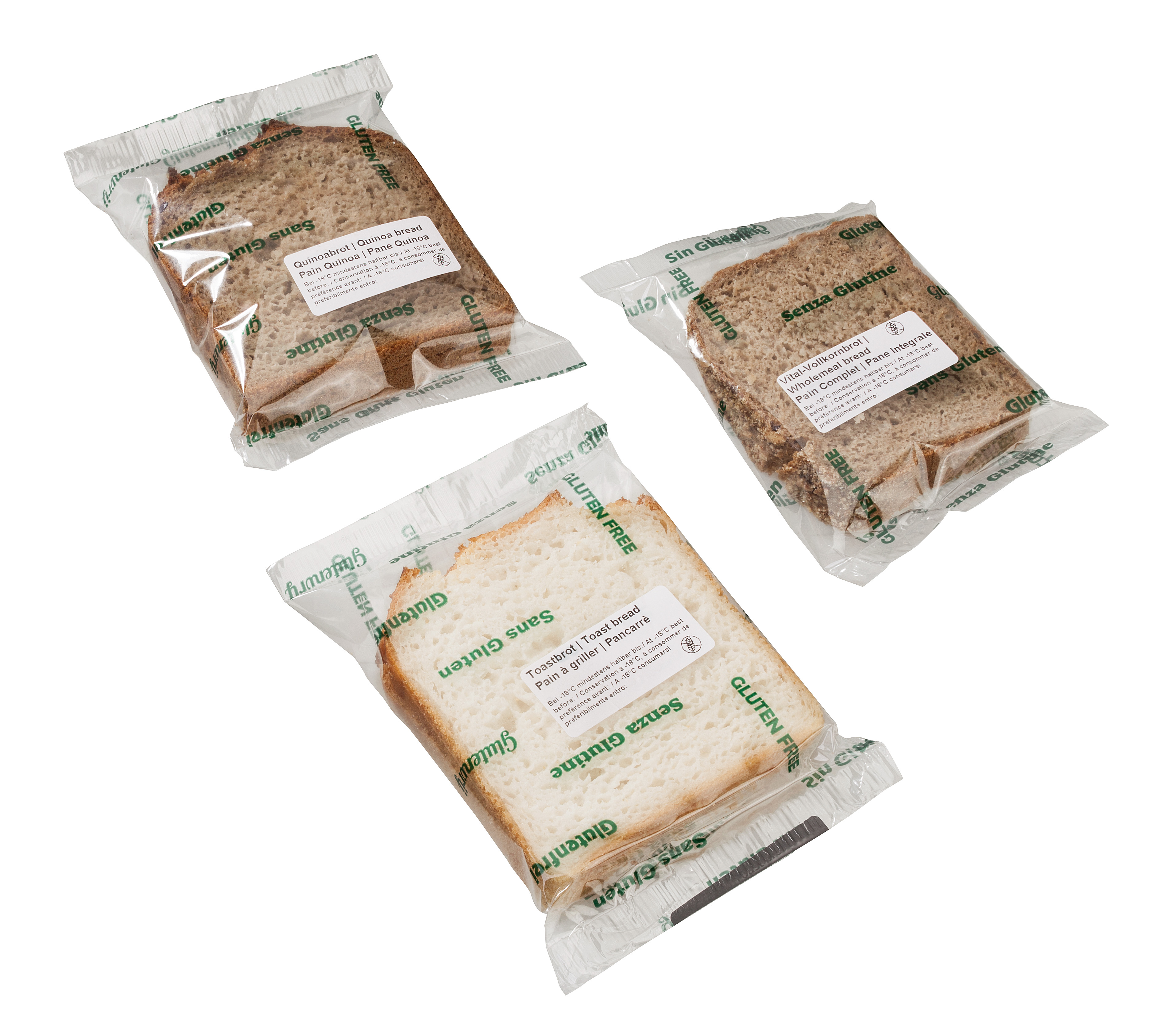 Glutenfreie Brotscheibenbox 3-fach sortiert á 45g
