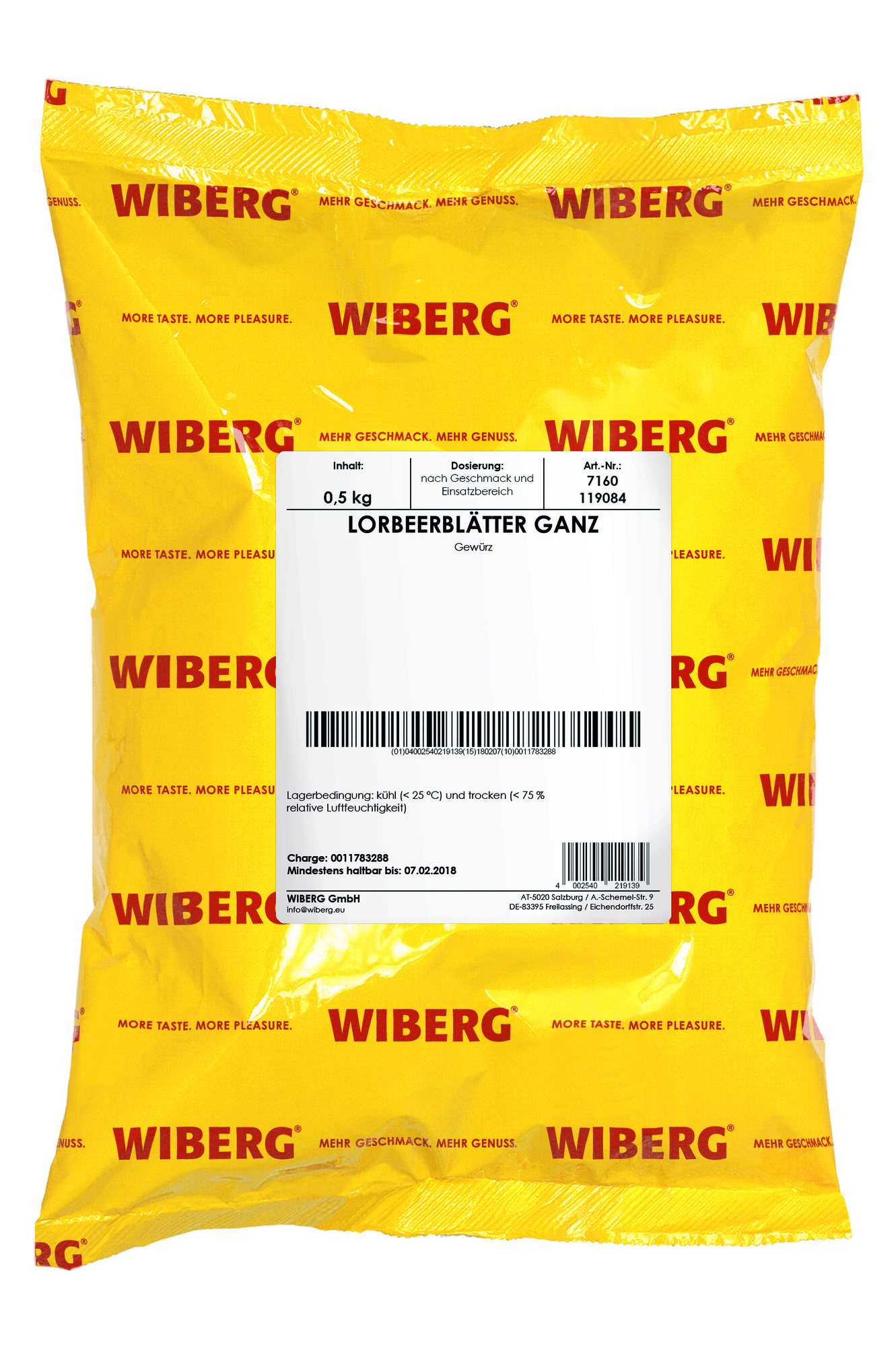 Lorbeerblätter ganz 500g