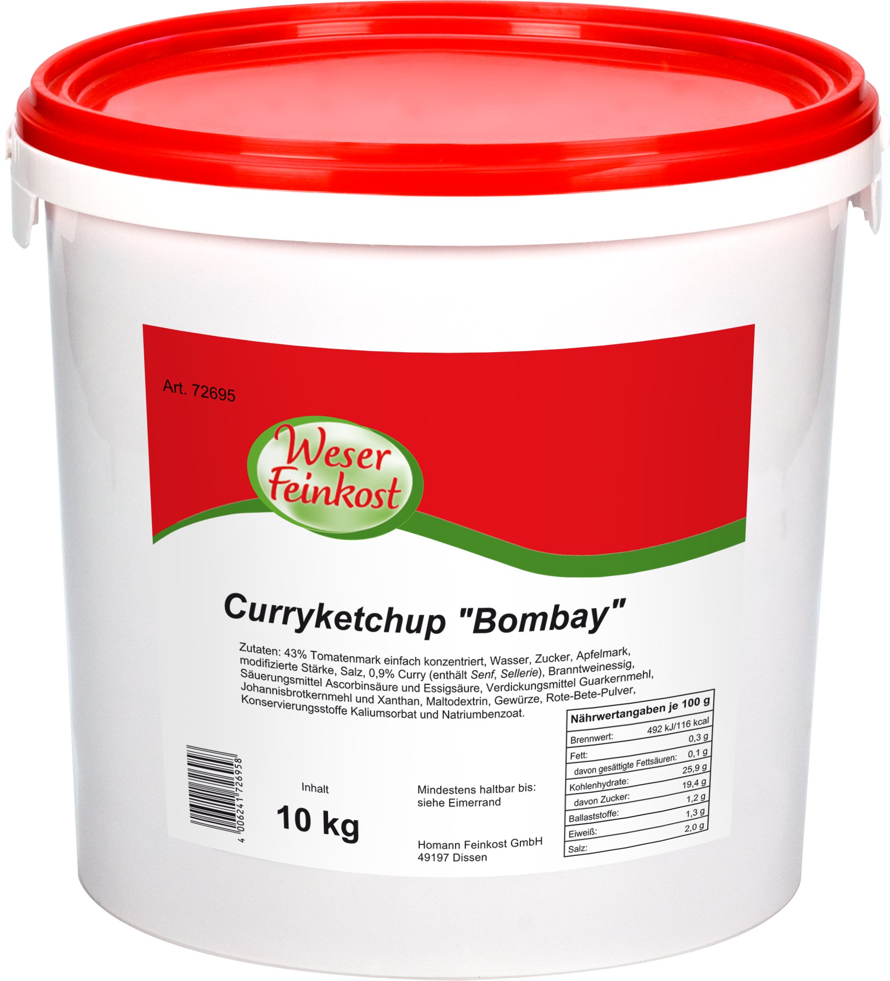 Curry Ketchup Bombay 10kg