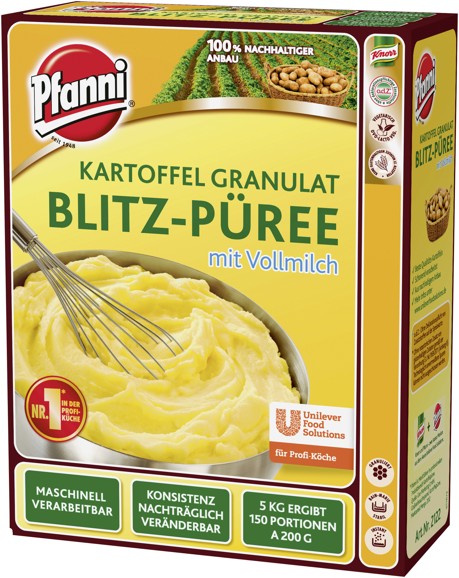 Kartoffel Granulat Blitz-Püree 5000g
