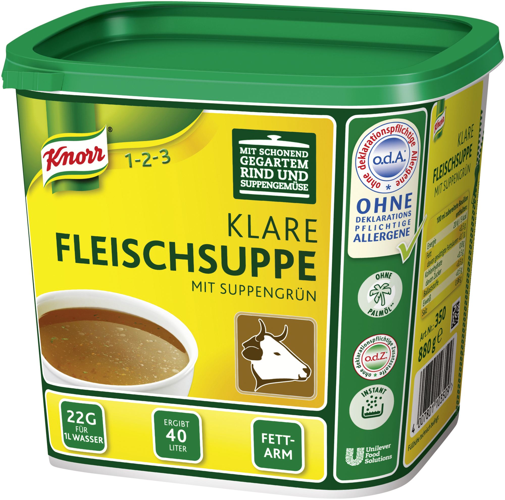 Klare Fleischsuppe 880g