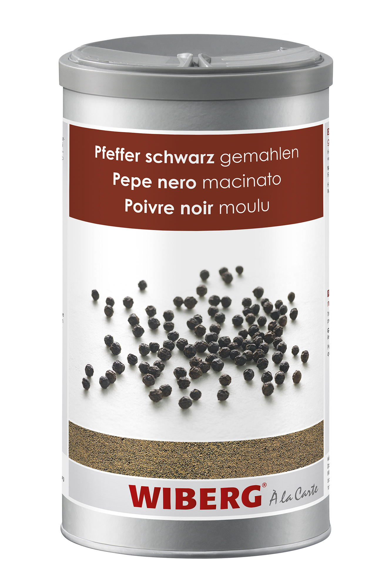 Pfeffer schwarz gemahlen 555g