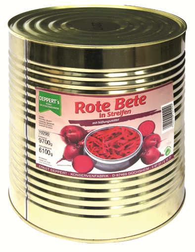 Rote Bete in Streifen 10200ml