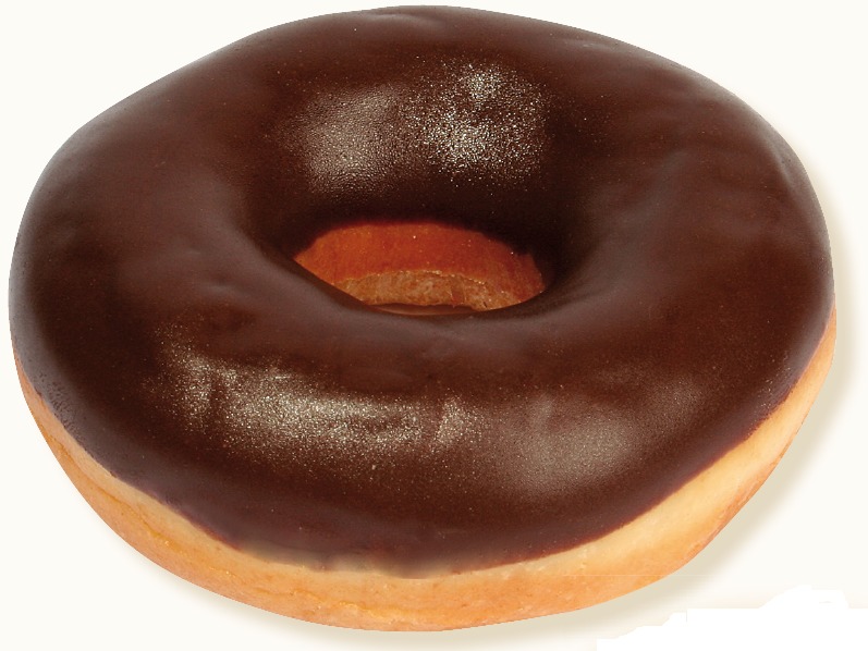 Donut mit kakaohaltiger Fettglasur 51g