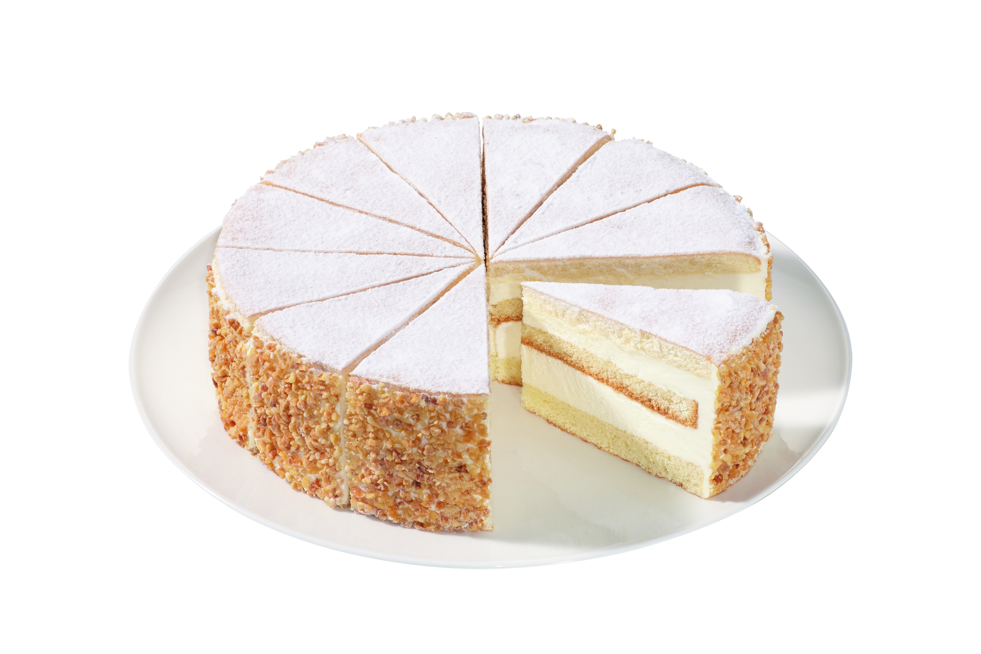 Käse-Sahne-Torte vorgeschnitten 1450g