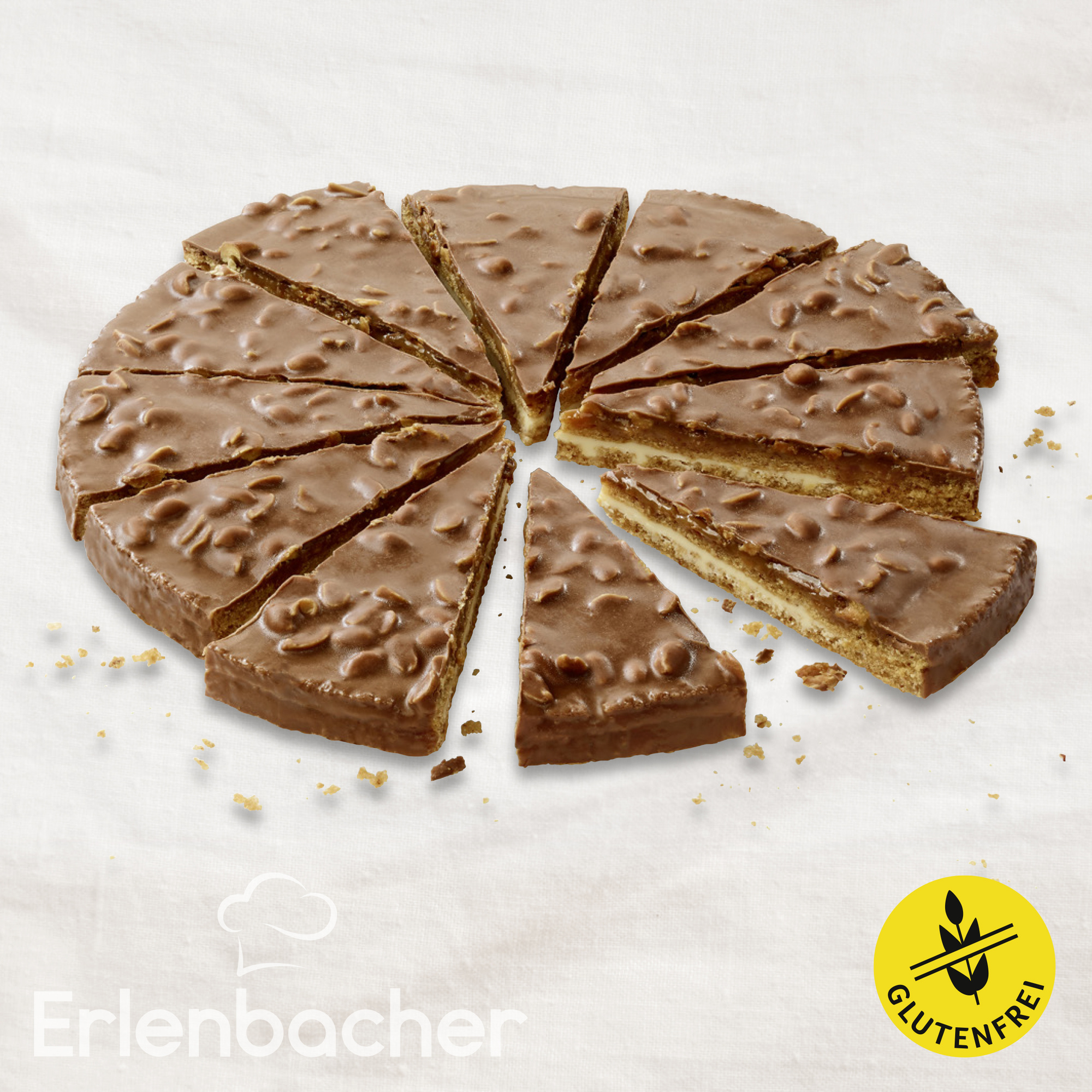 Mandeltarta Erdnuss-Karamell 950g