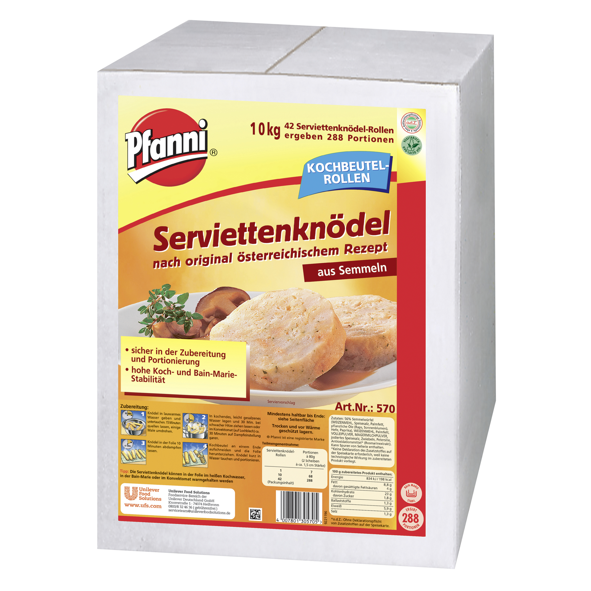 Serviettenknödel 10kg