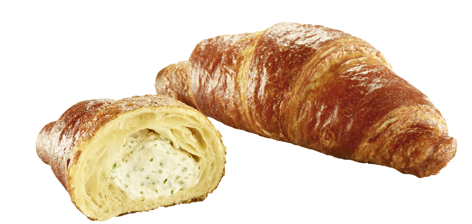 Frischkäse-Laugencroissant 110g