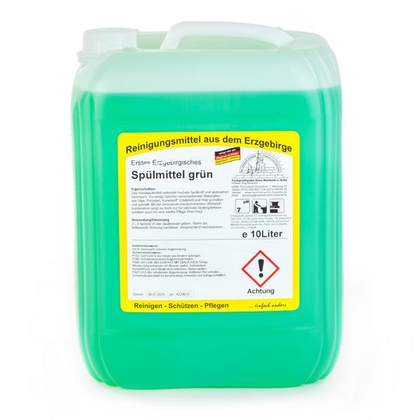 Erstes Erzgebirgisches Spülmittel grün 10Ltr