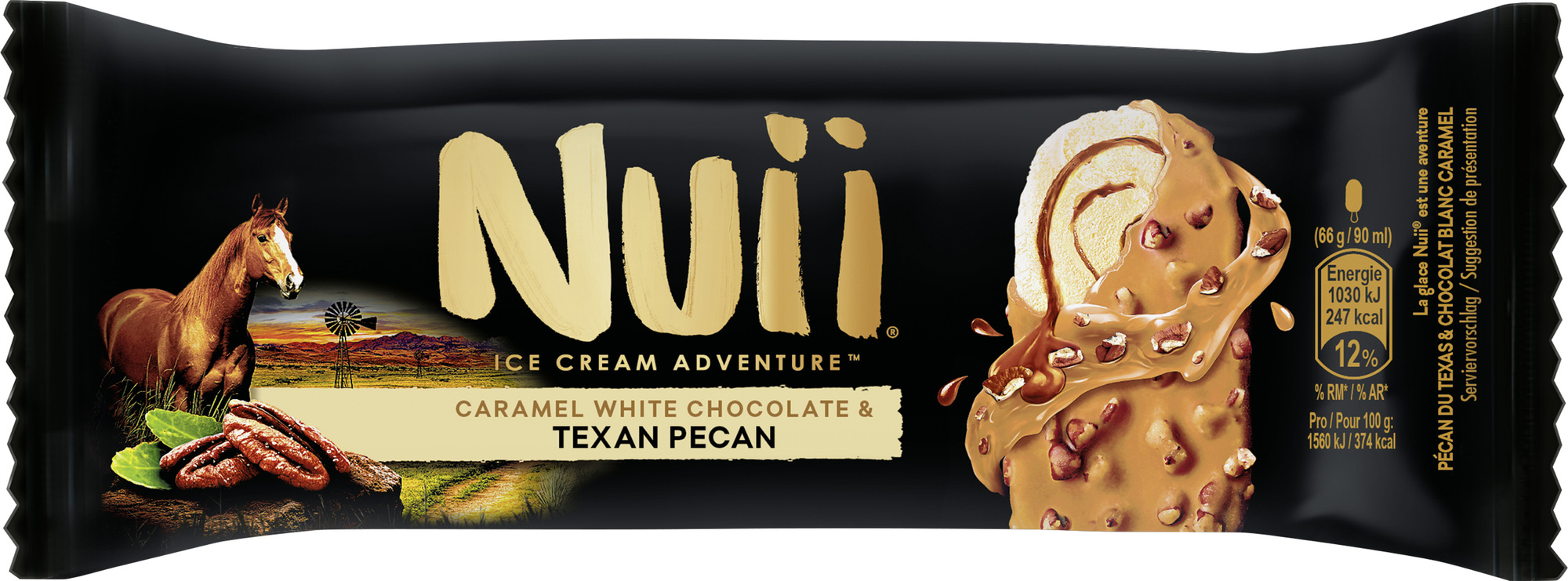 Nuii Caramel White Chocolate & Texas Pecan Eis 90ml