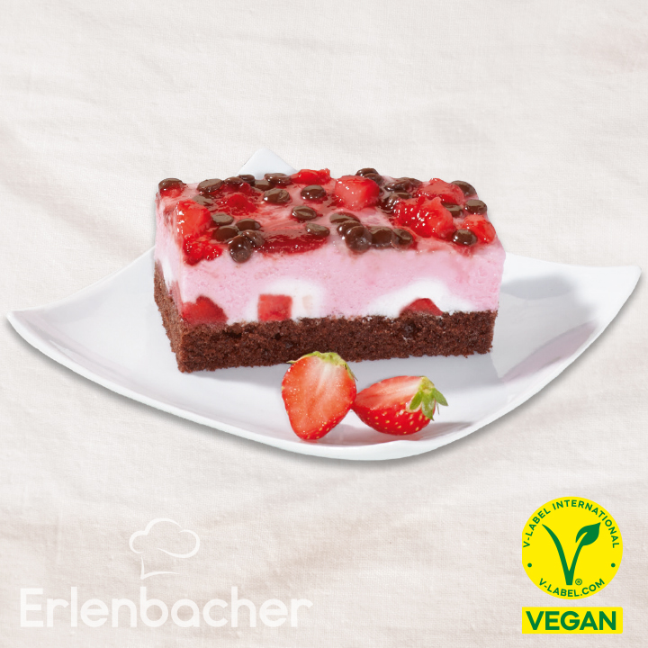Erdbeer-Schnitte vegan 1100g