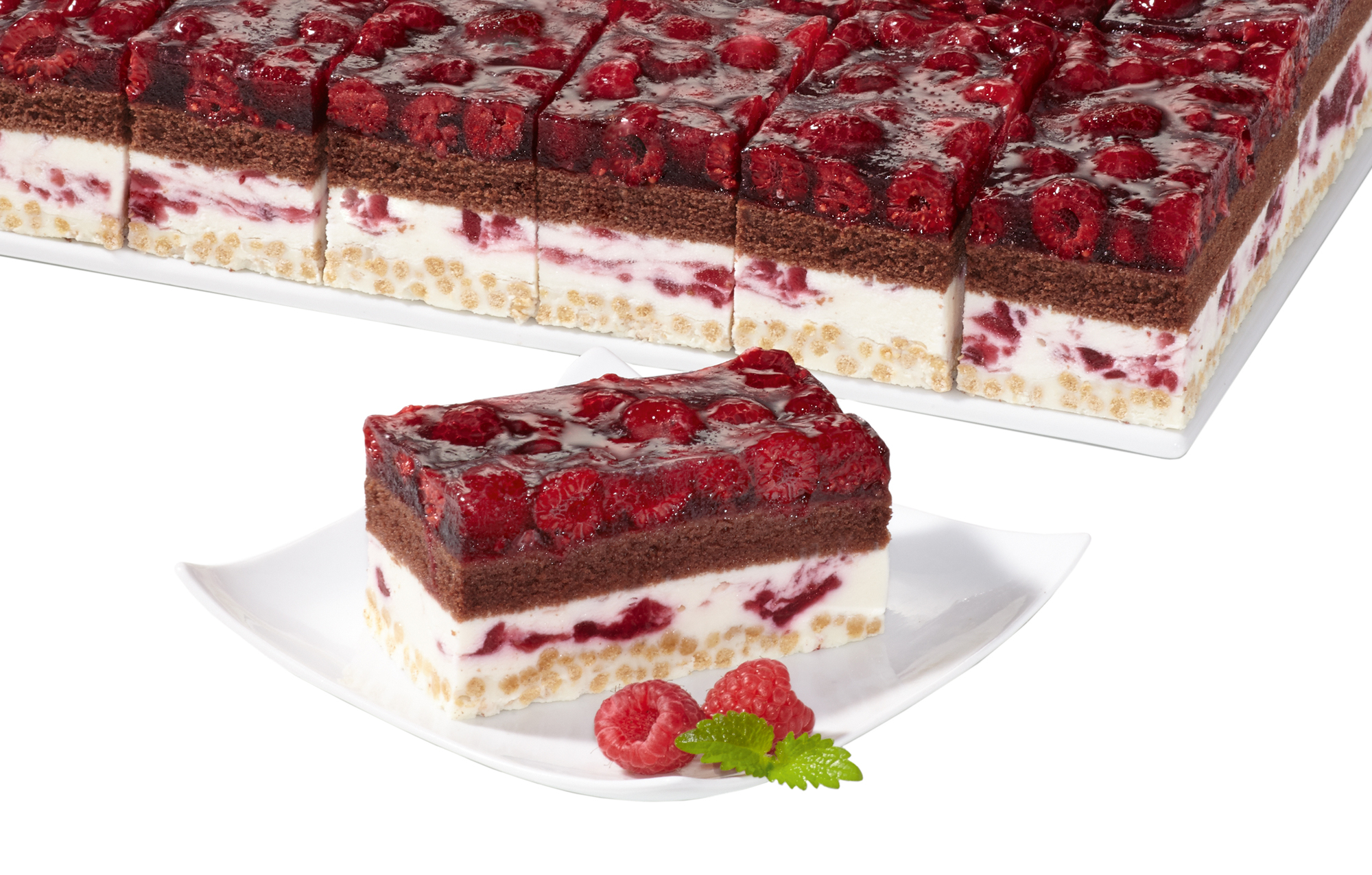 Himbeer-Cranberry-Crisp Schnitte 2100g | 711306 ...