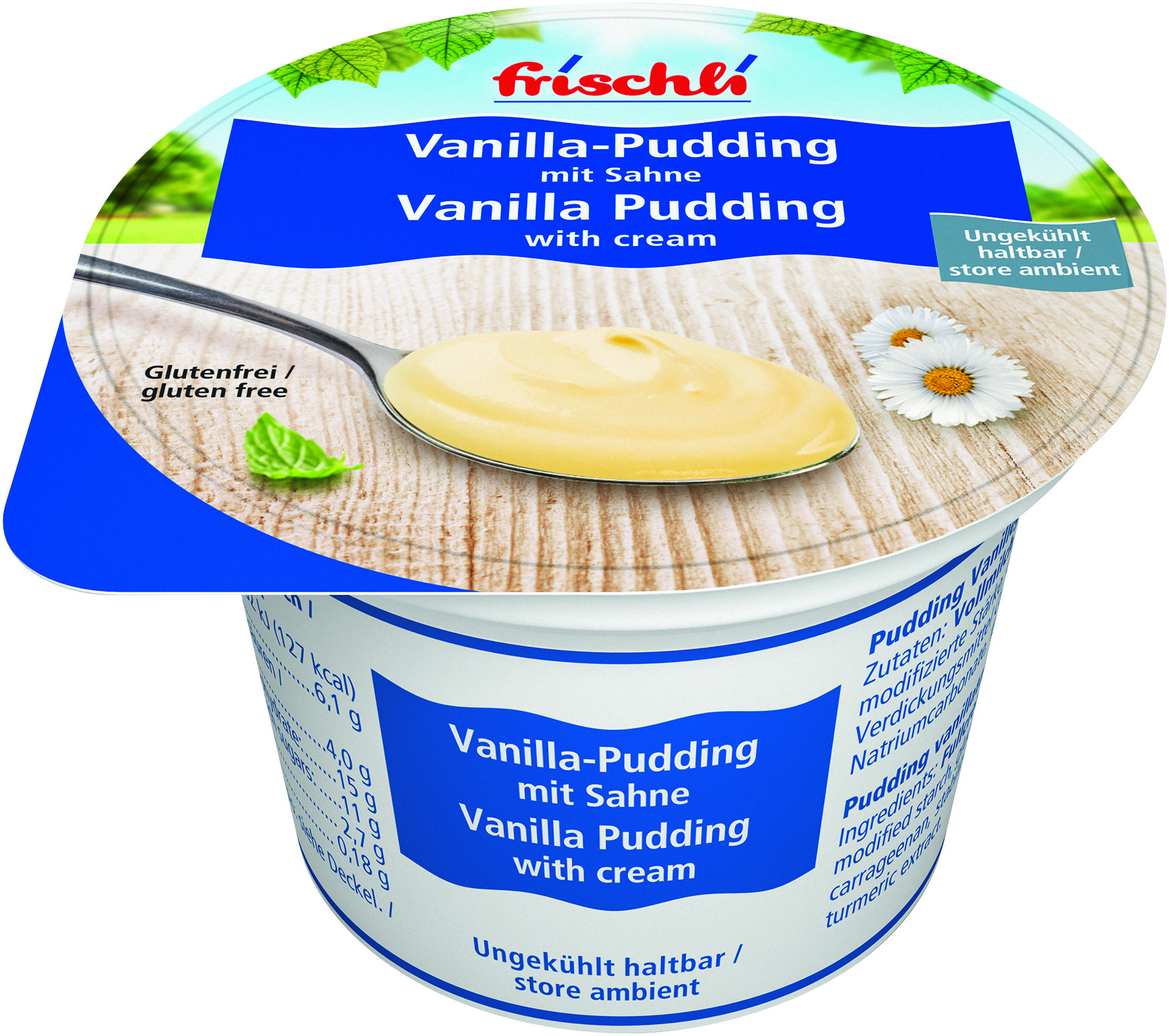 Pudding mit Sahne Vanilla 85g