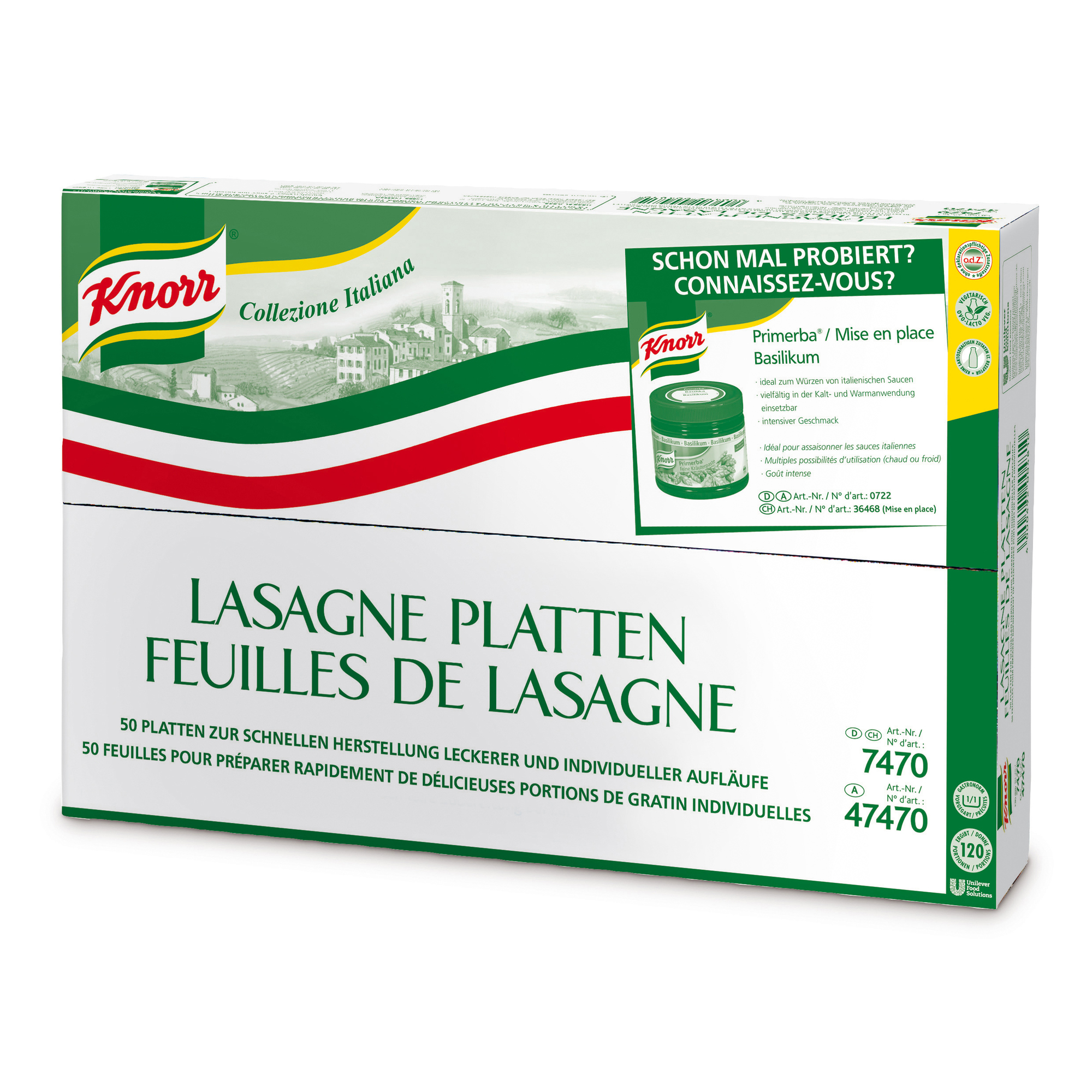 Lasagne Platten 10 kg