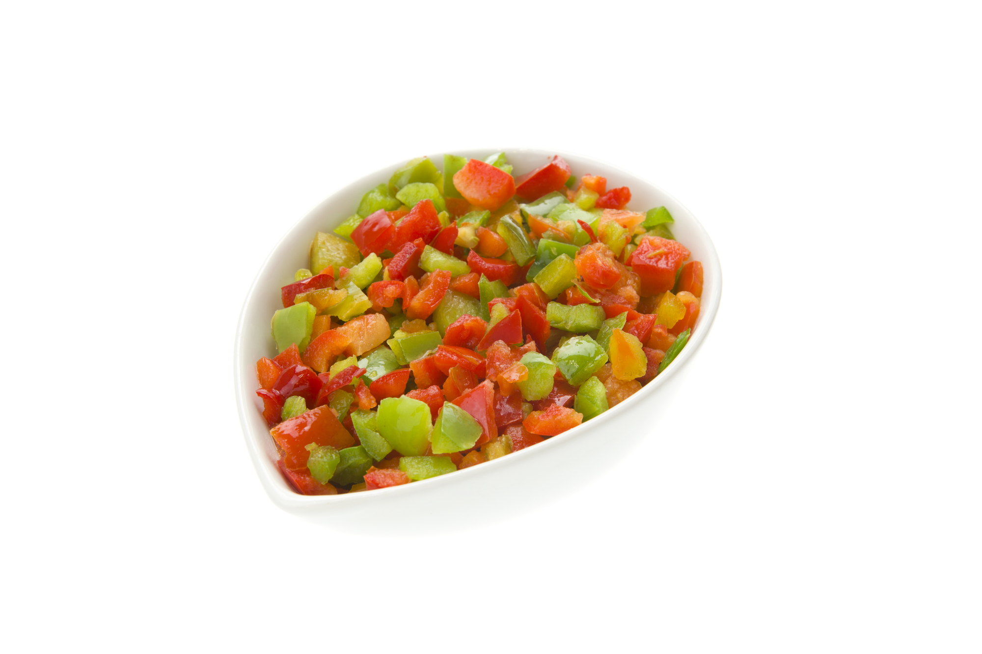 Paprika-Würfel rot/grün 10x10mm 2500g