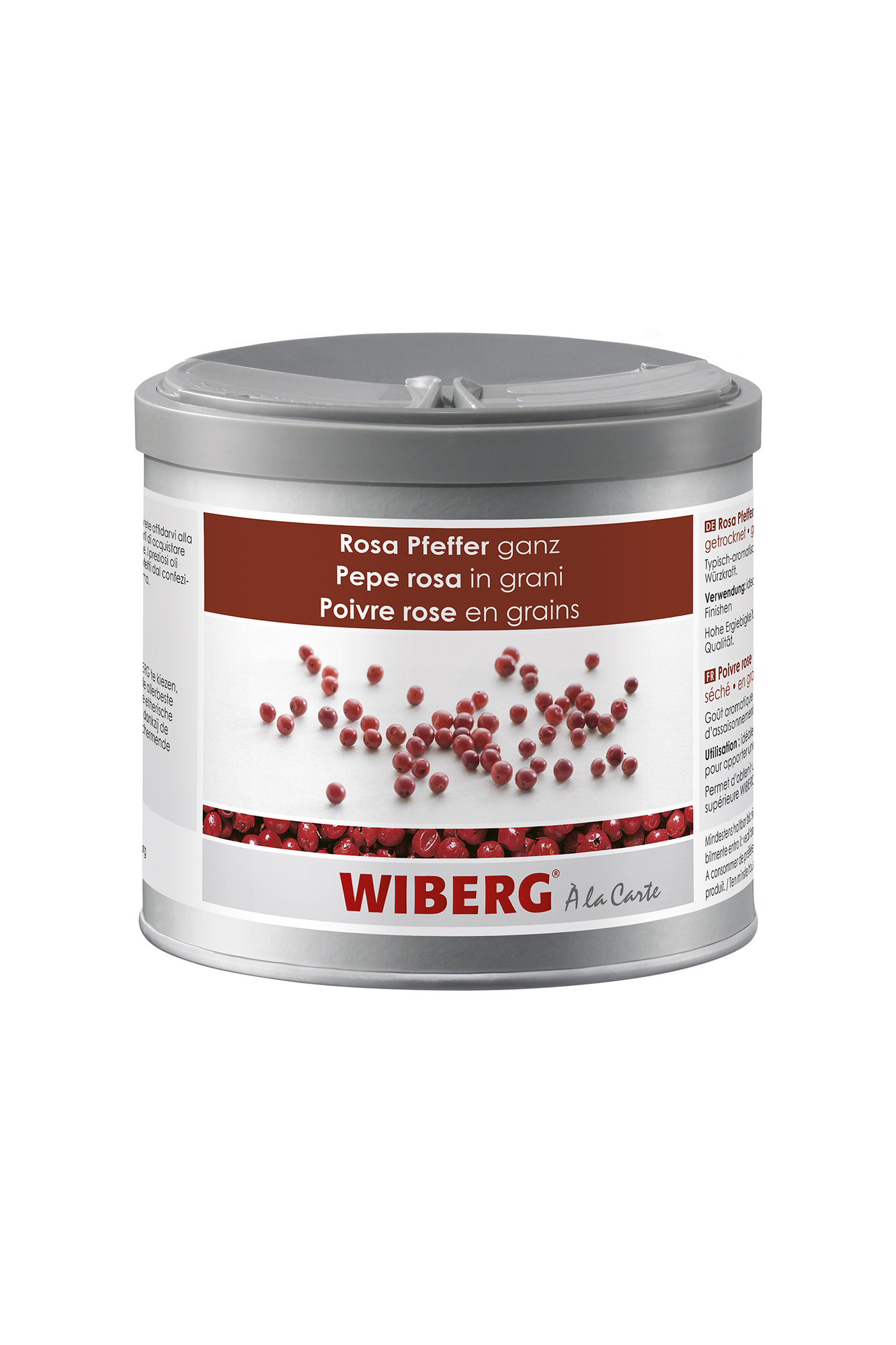 Rosa Pfeffer ganz getrocknet 160g