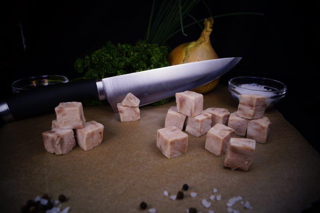 Hähnchenfleisch gewürfelt 20x20x20mm 2500g