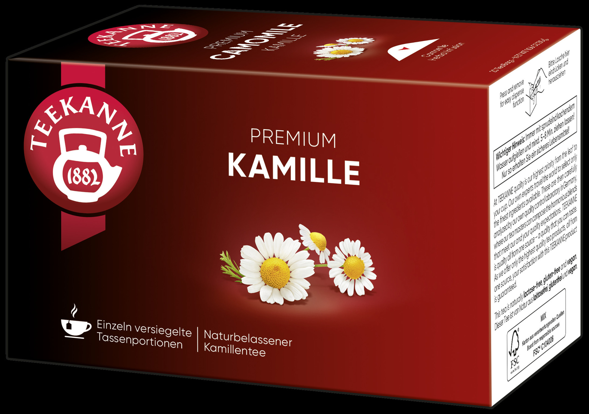 Tee Premium Kamille 20er