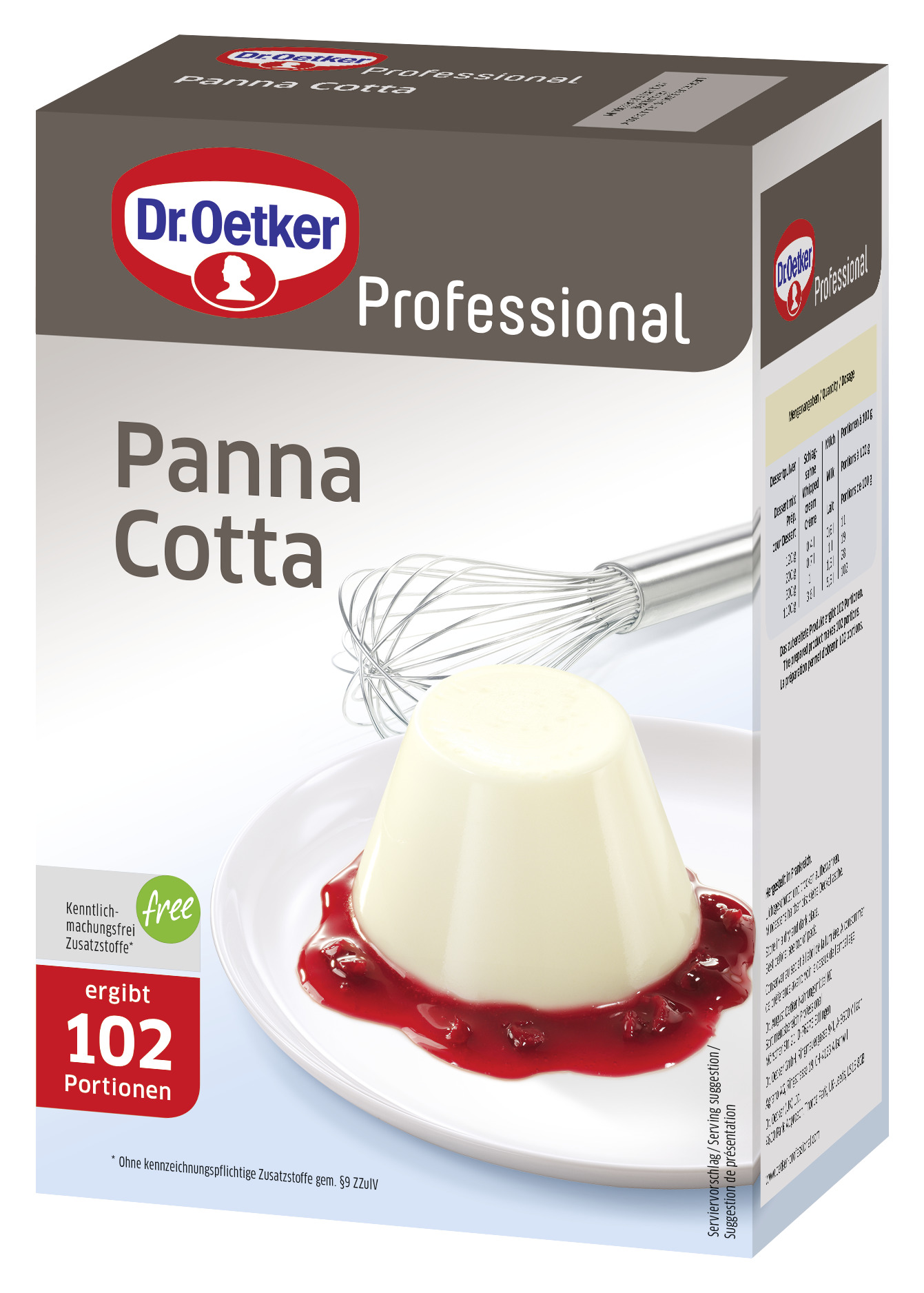 Panna Cotta Dessertpulver 1100g