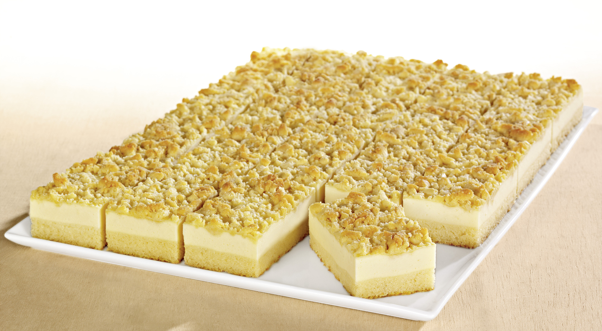 Käse-Butterstreusel-Schnitte 2600g