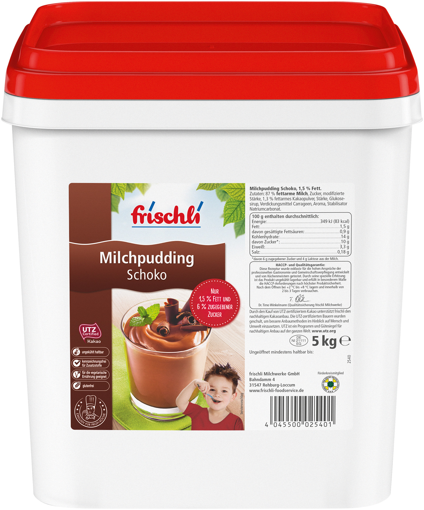 Milchpudding Schoko 5kg