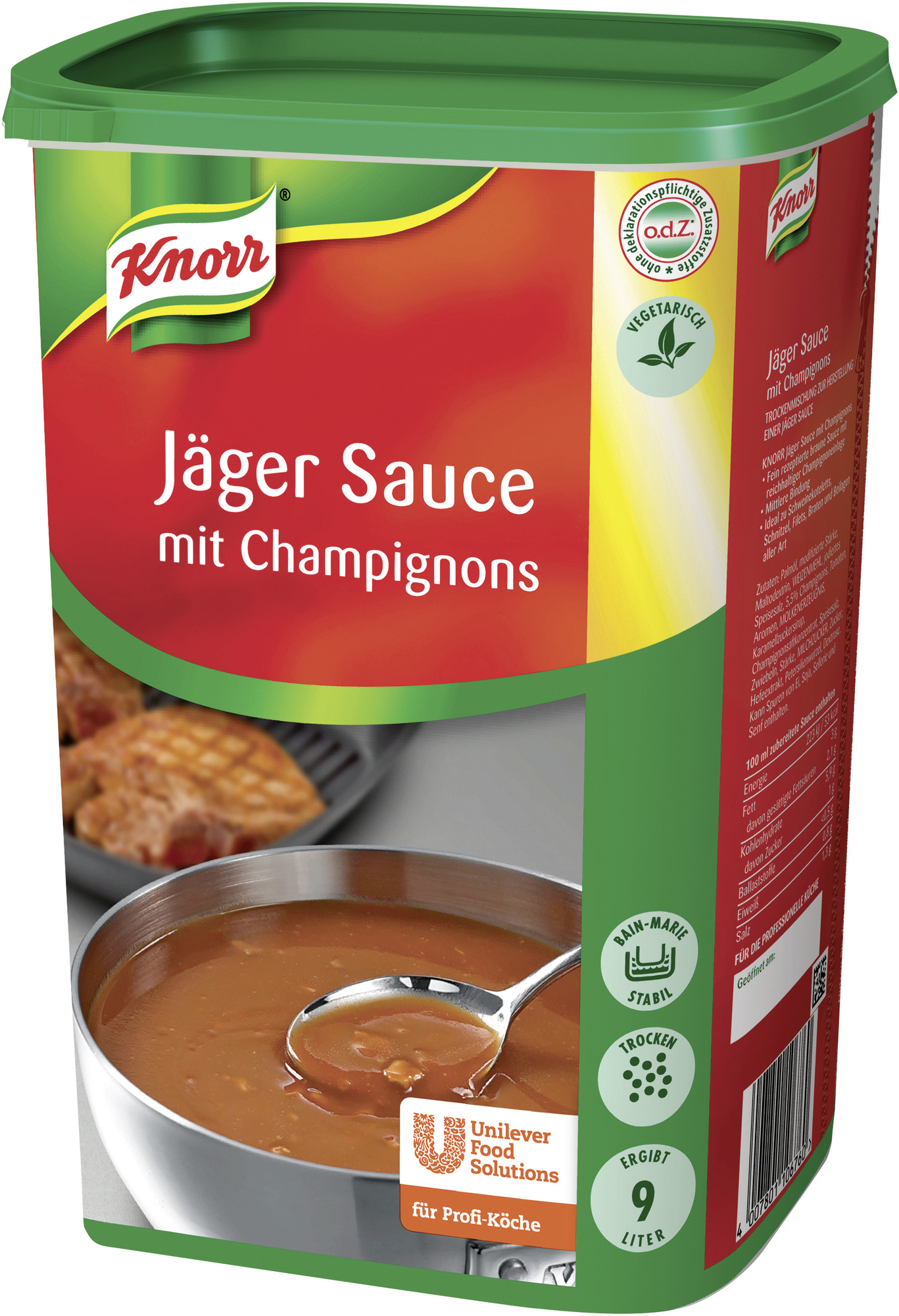 Jägersauce mit Champignons 1000g | 715276.89764a8bf66a426ba7d805d1bfb0c3d1