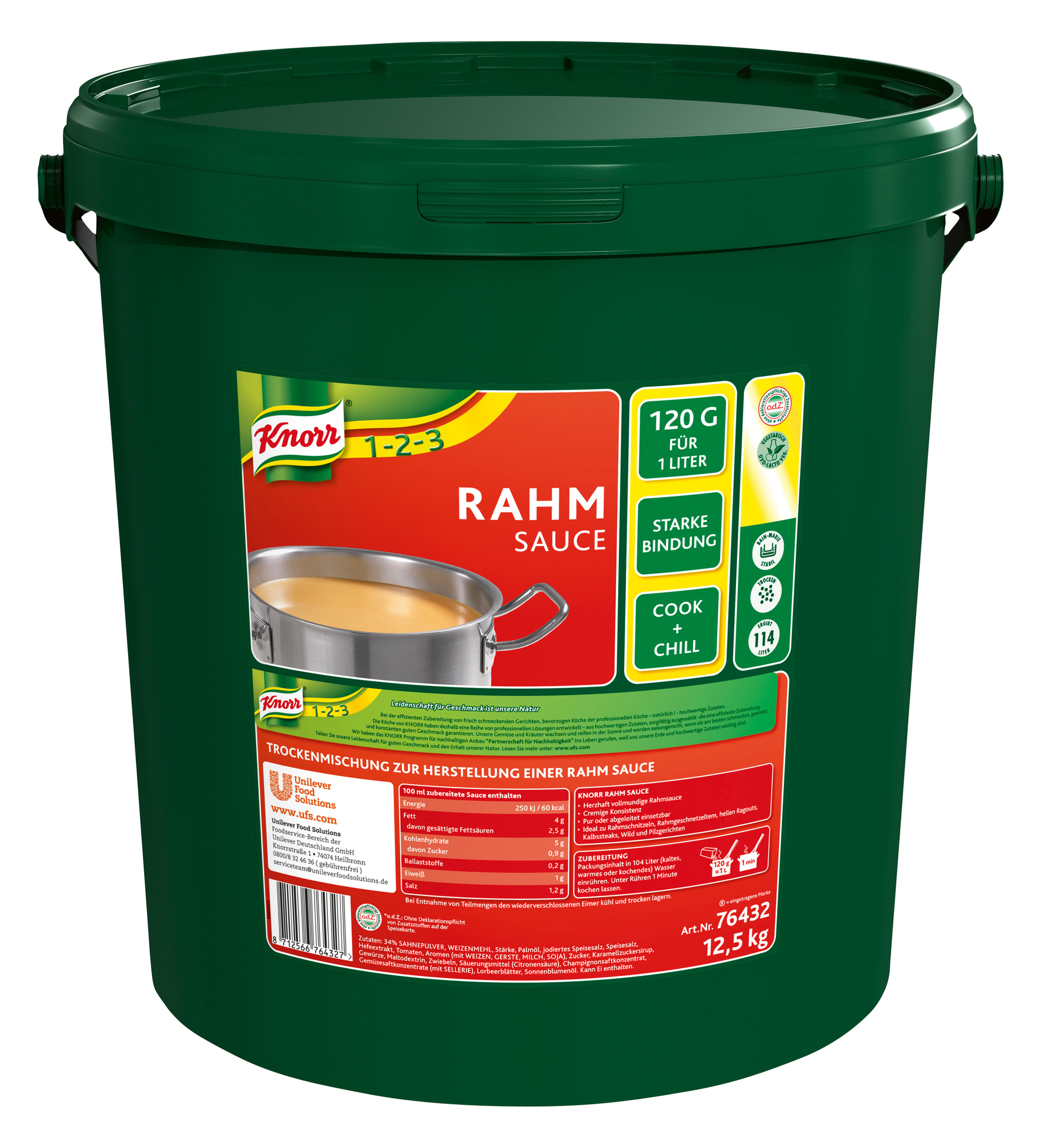 Rahm Sauce 12,5kg
