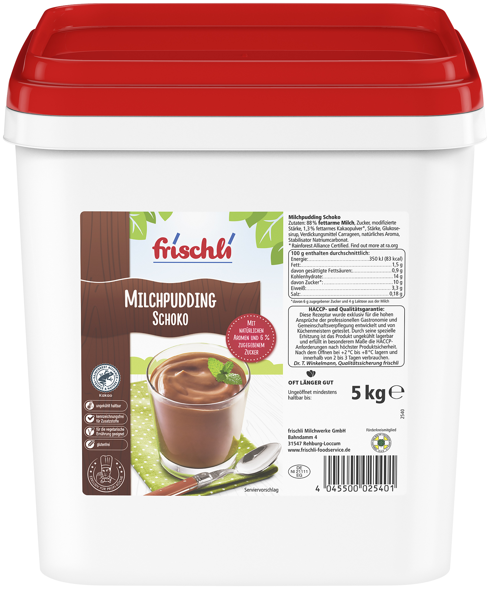 Milchpudding Schoko 5kg