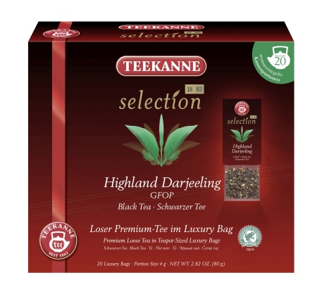 Tee Selection 1882 im Lux Bag Darjeeling 20er