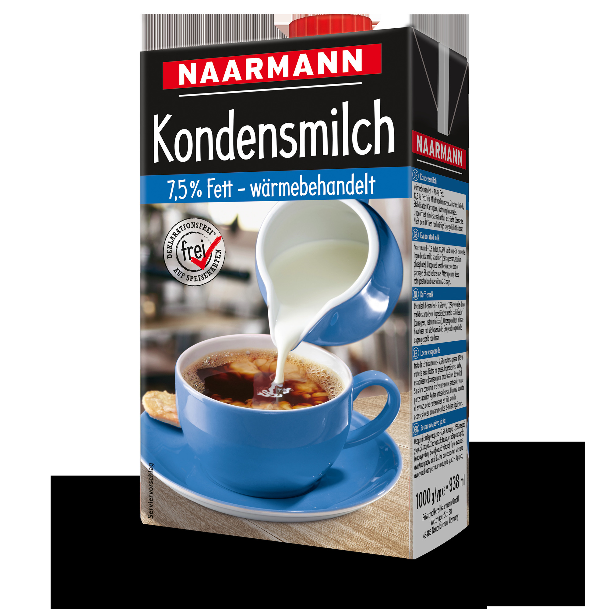 Kondensmilch 7,5% Fett 1000g