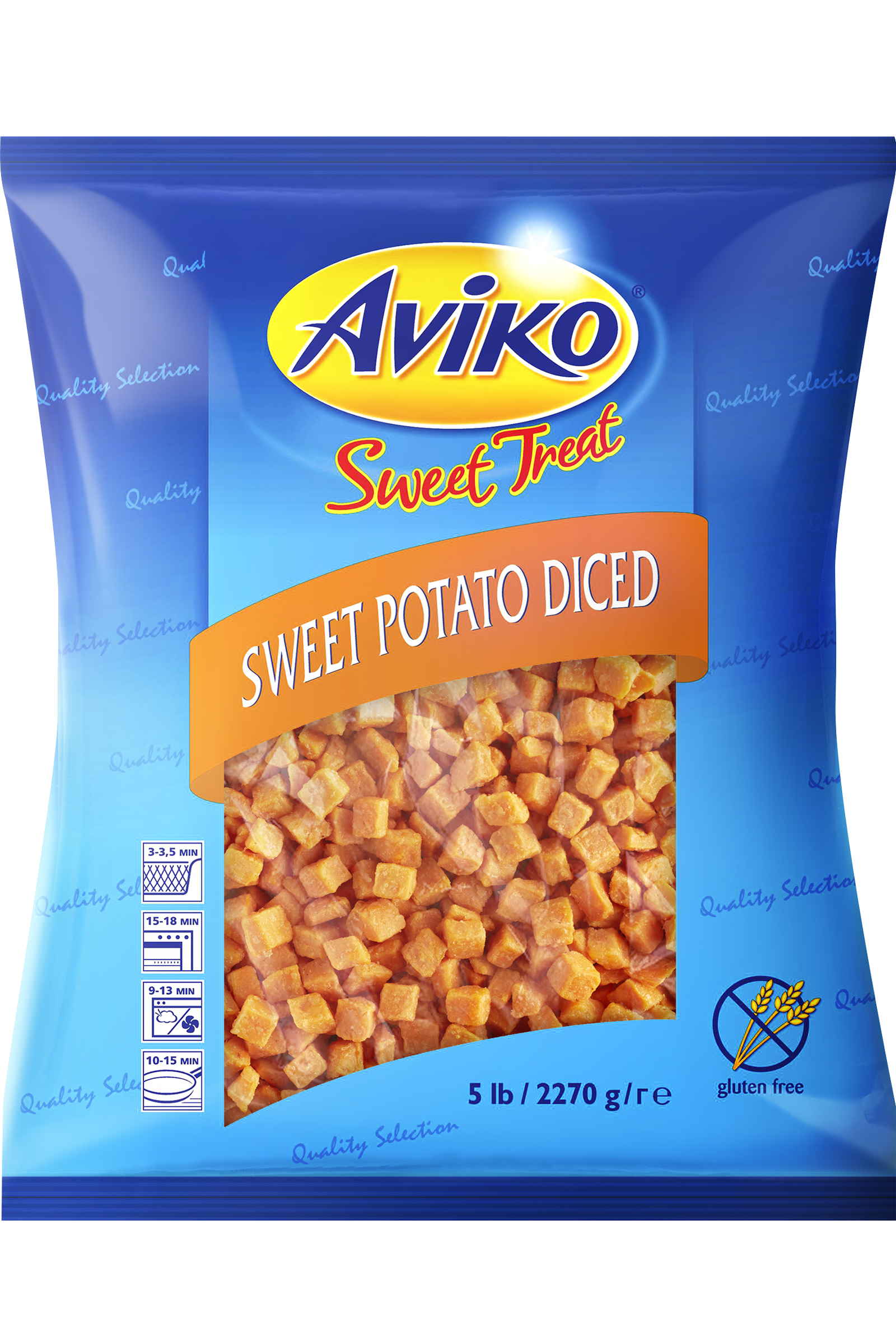 Sweet Diced Potatoes (Süßkartoffelwürfel) 2270g