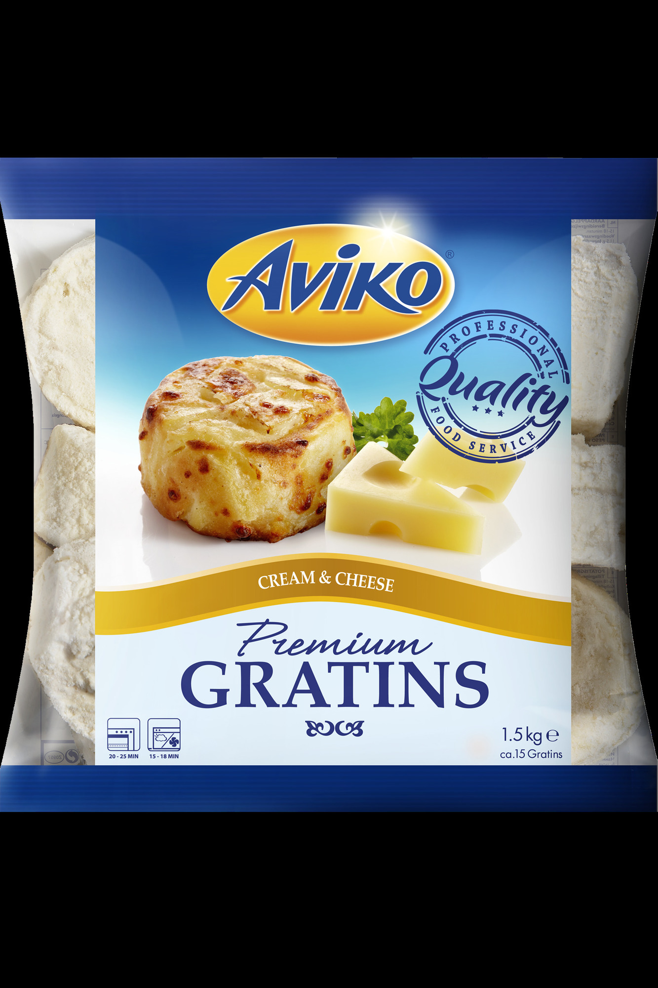 Gratins Cream & Cheese 1500g