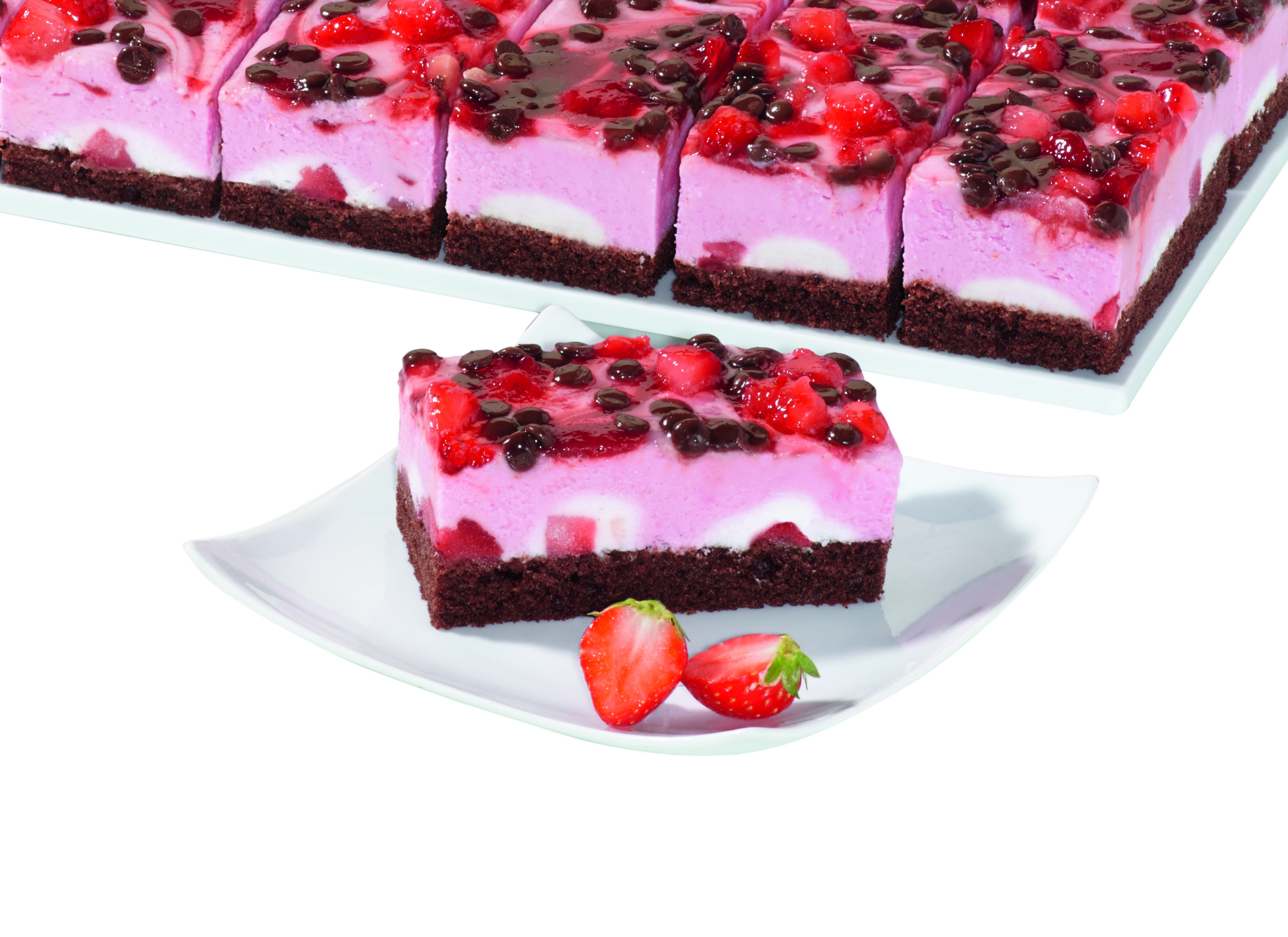 Erdbeer-Schnitte vegan 1100g