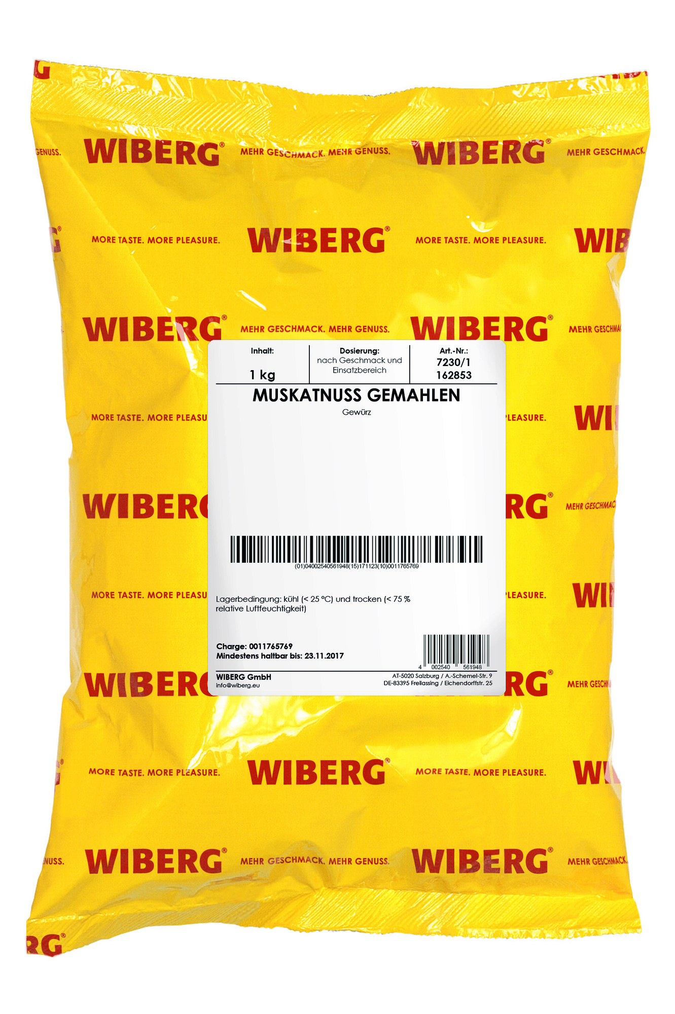 Muskatnuss gemahlen 1000g